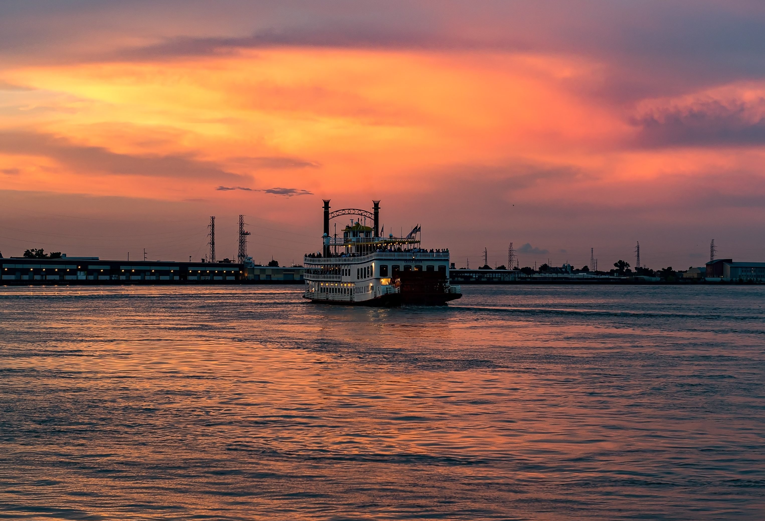 Creole queen bij New Orleans in Amerika