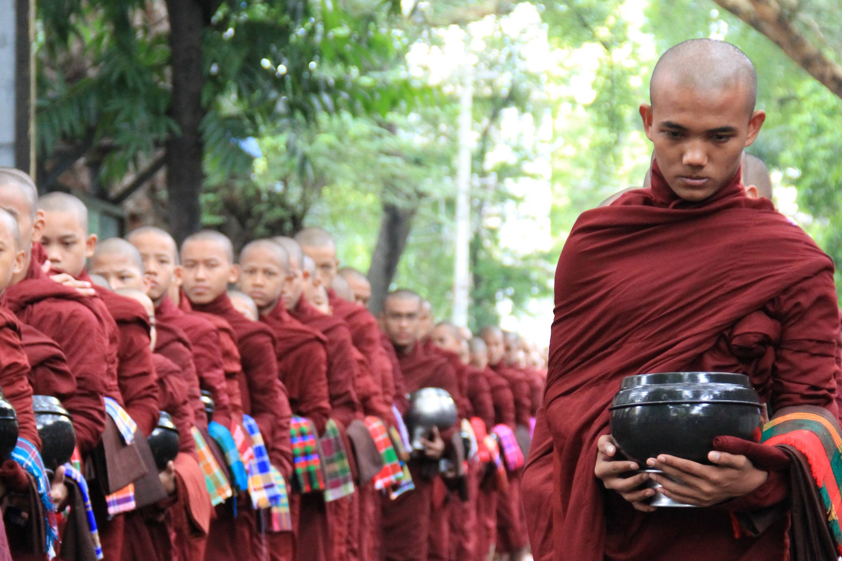 Mahagandayon klooster in Amarapura vlakbij Myanmar