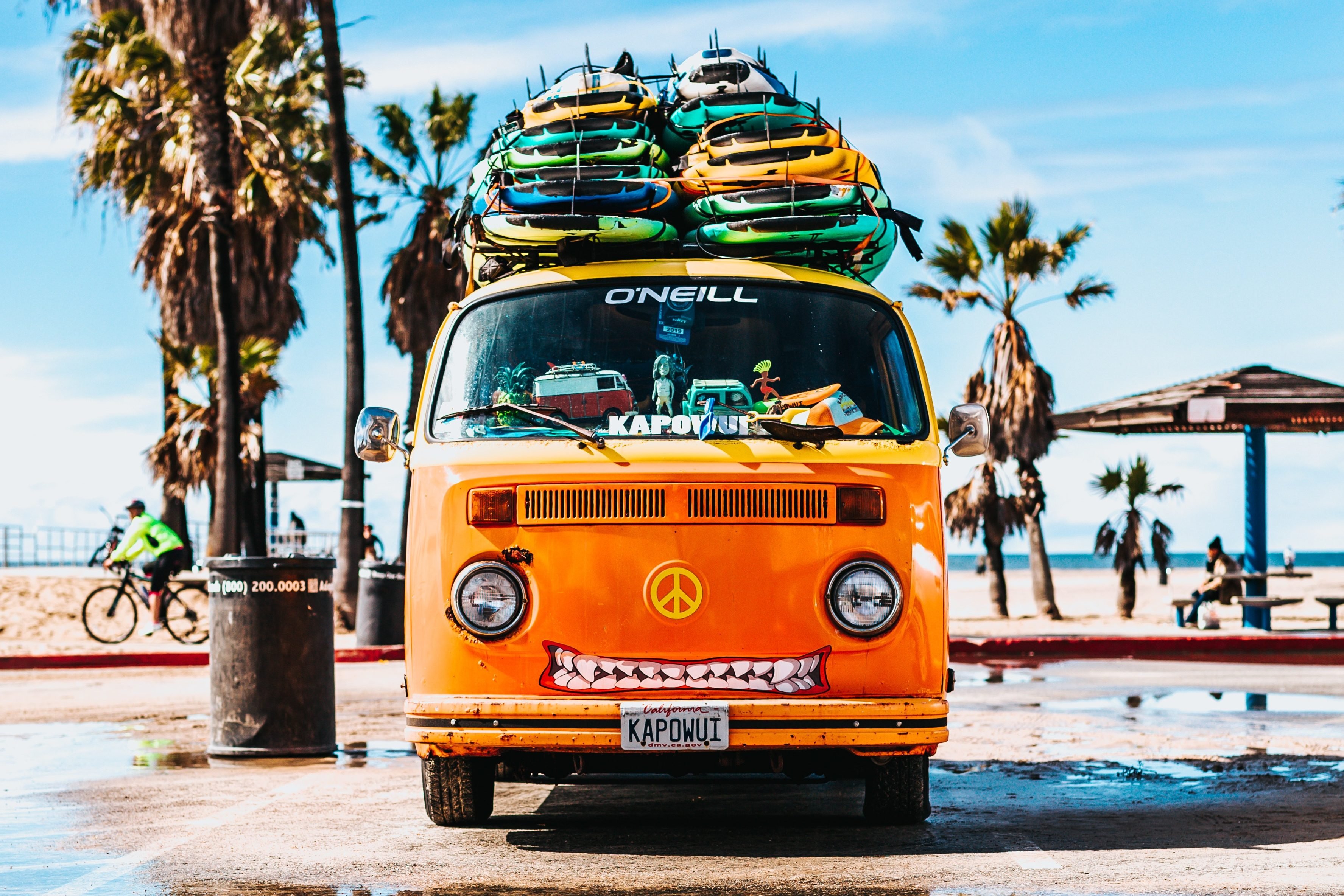 Surf busje op Hawaii