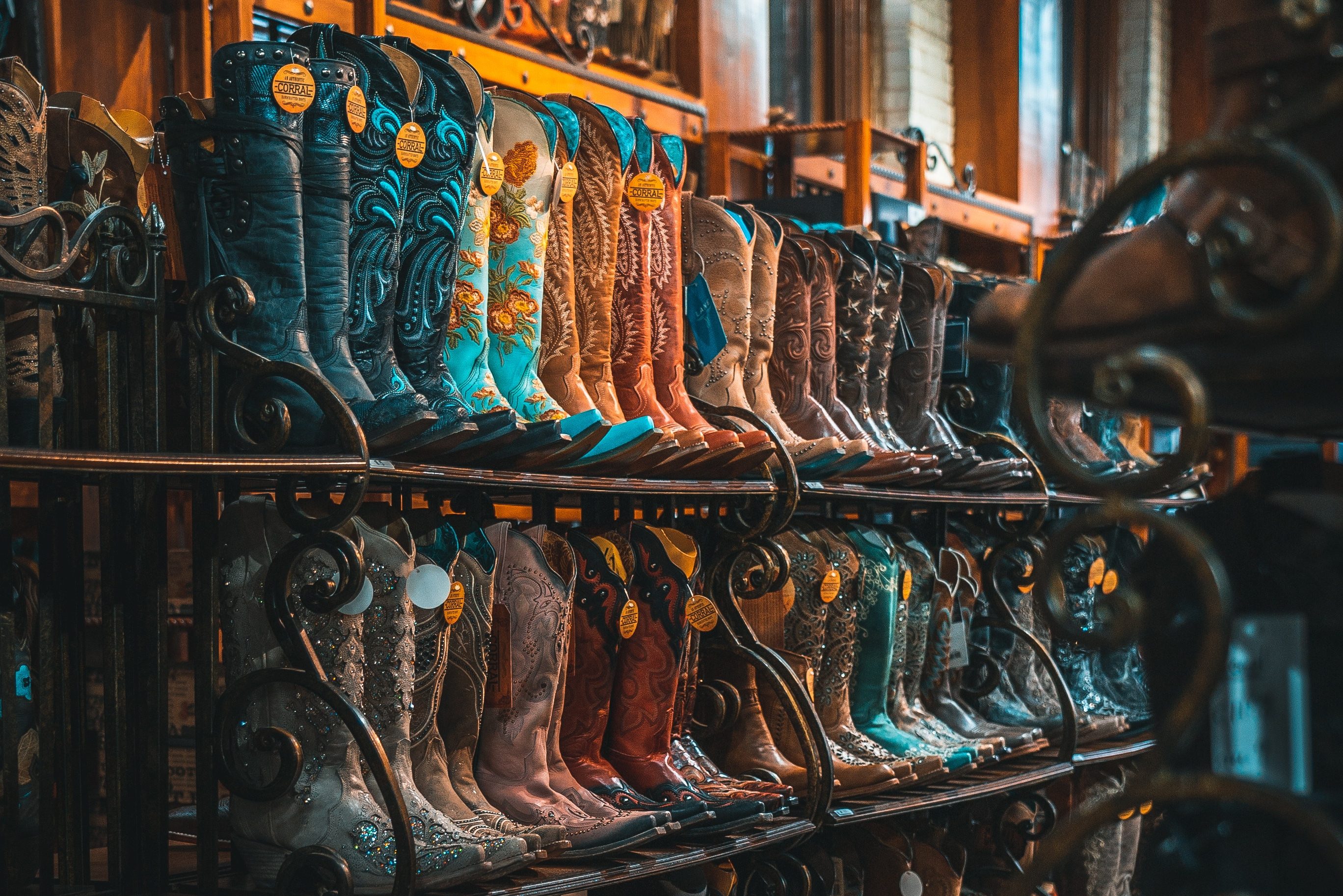 Cowboy laarzen in Texas