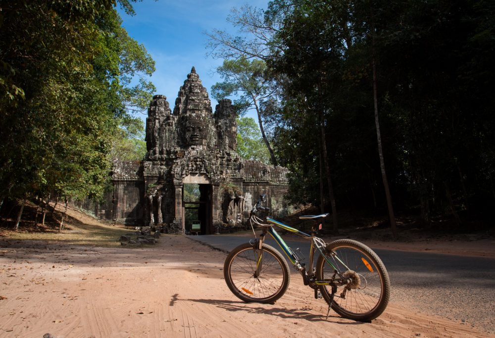 Angkor wat per fiets