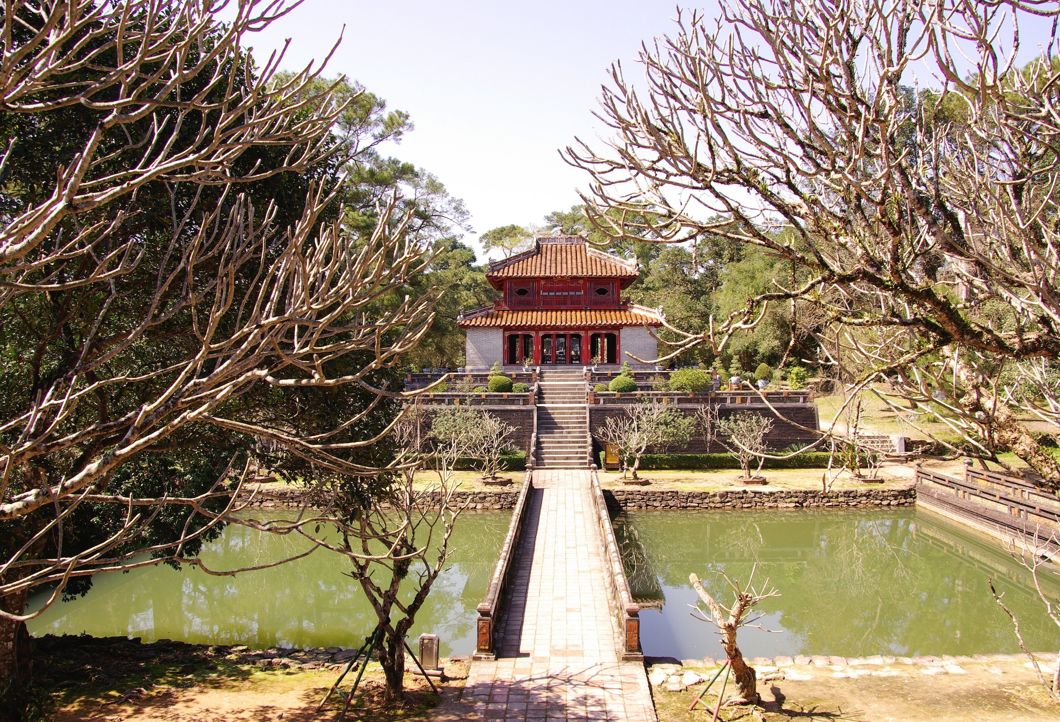 Mausoleum van keizer Minh Mang in de regio Hue in Vietnam