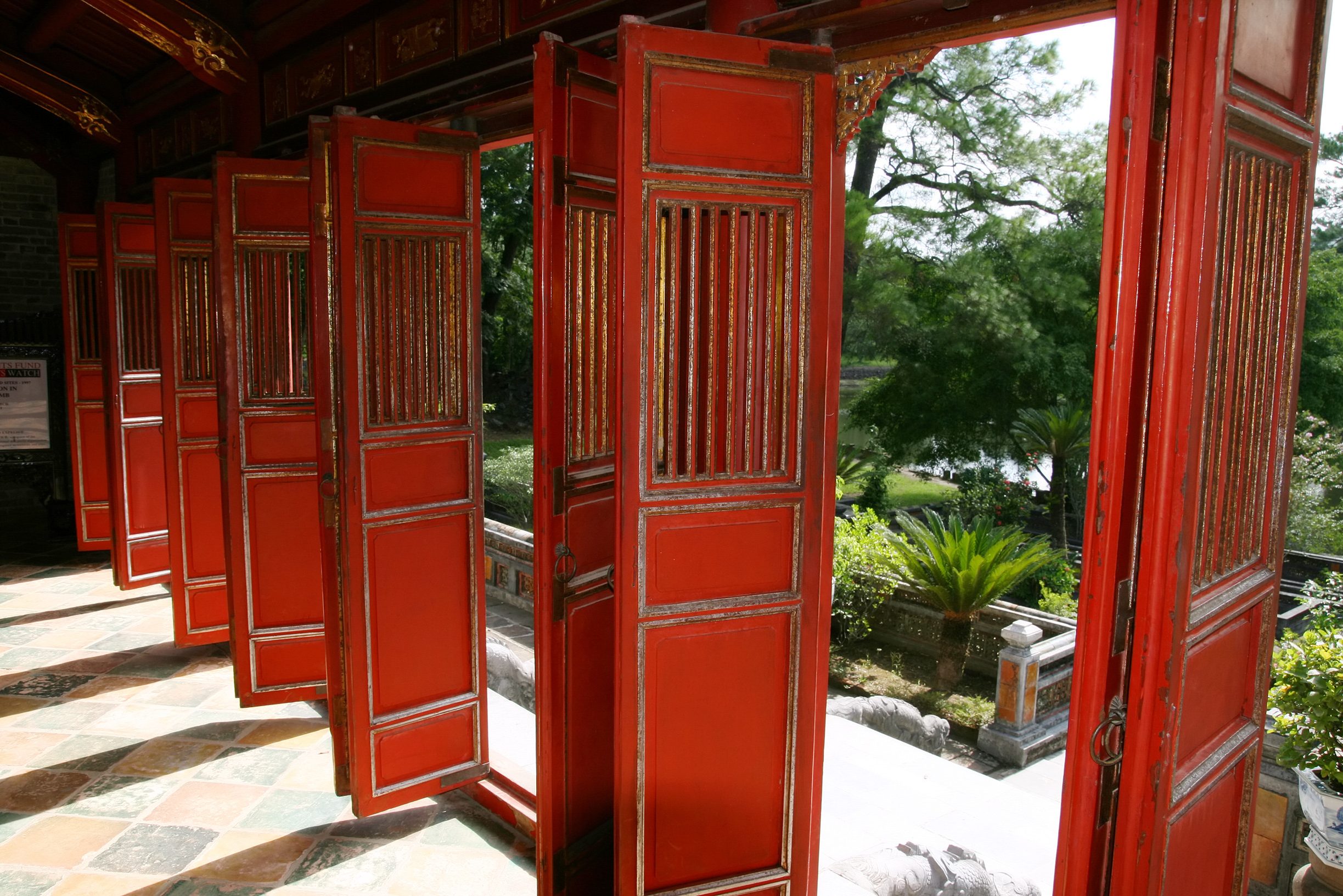 Mausoleum van keizer Minh Mang in de regio Hue in Vietnam
