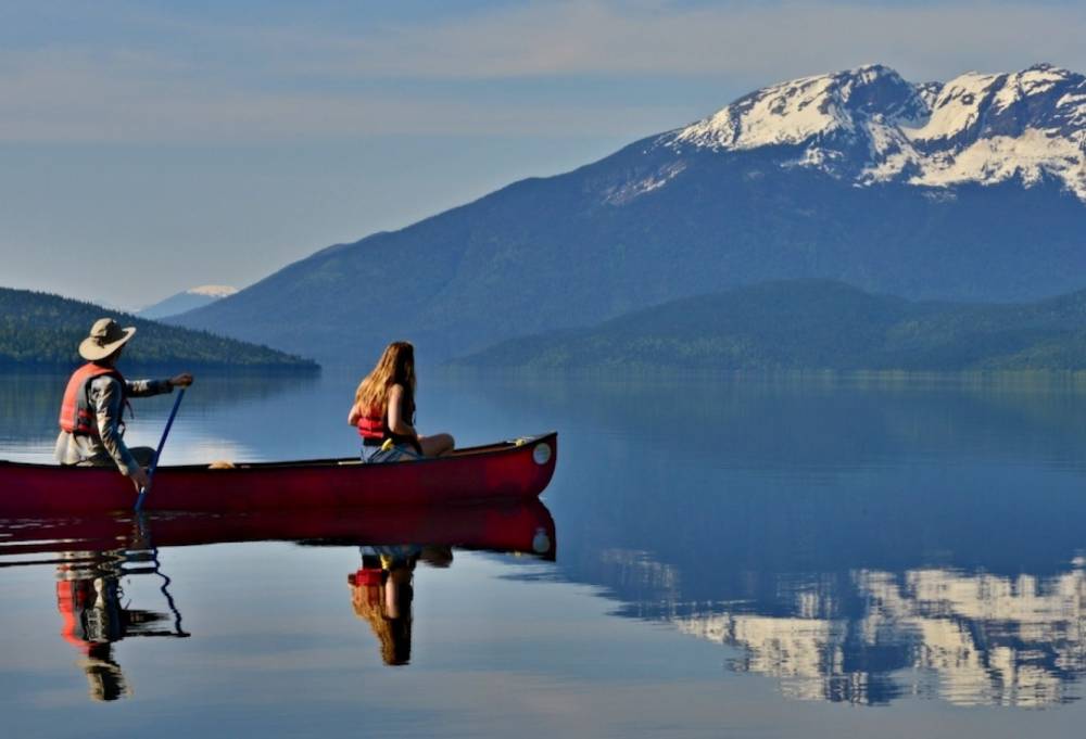 Kamperen en kanoën in Wells Gray