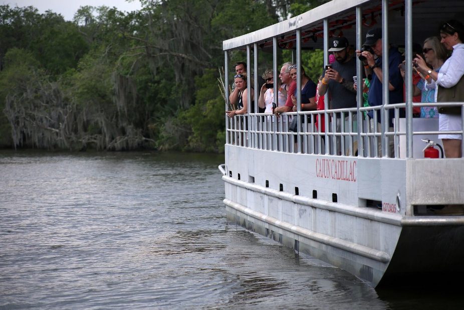 Bayou boot door de swamps van New Orleans