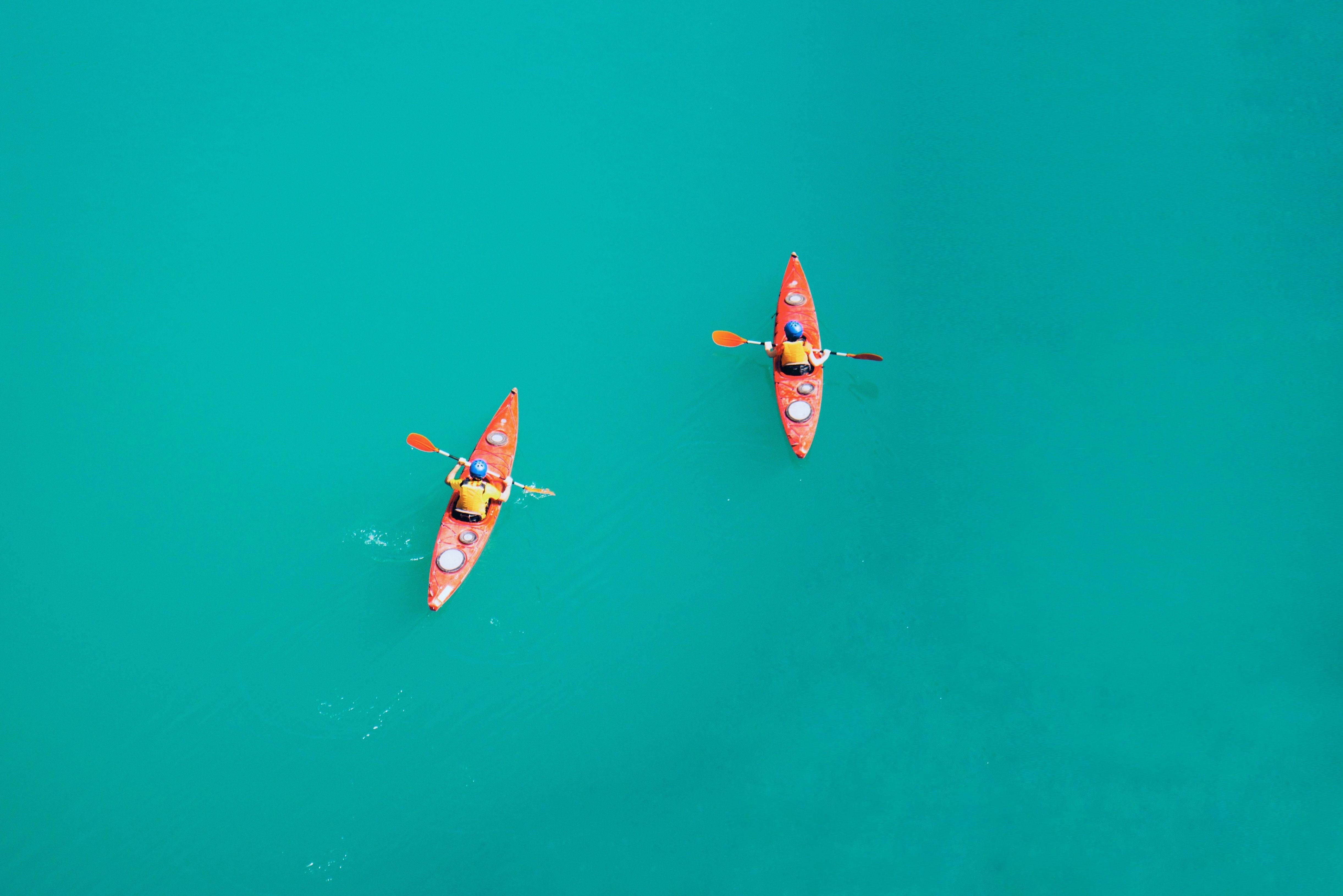 Kayakken bij Key West in Florida