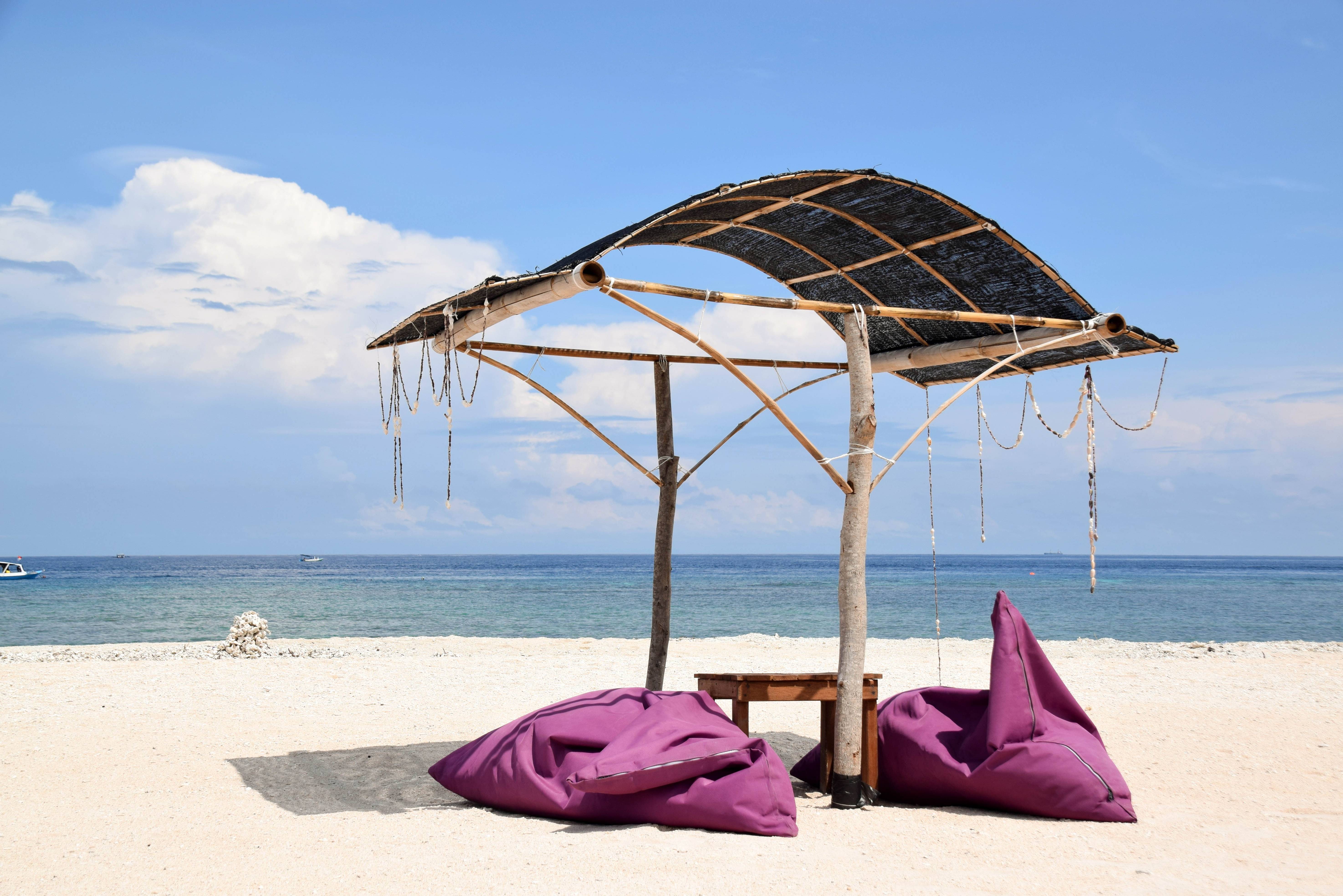 Strand op Gili Air