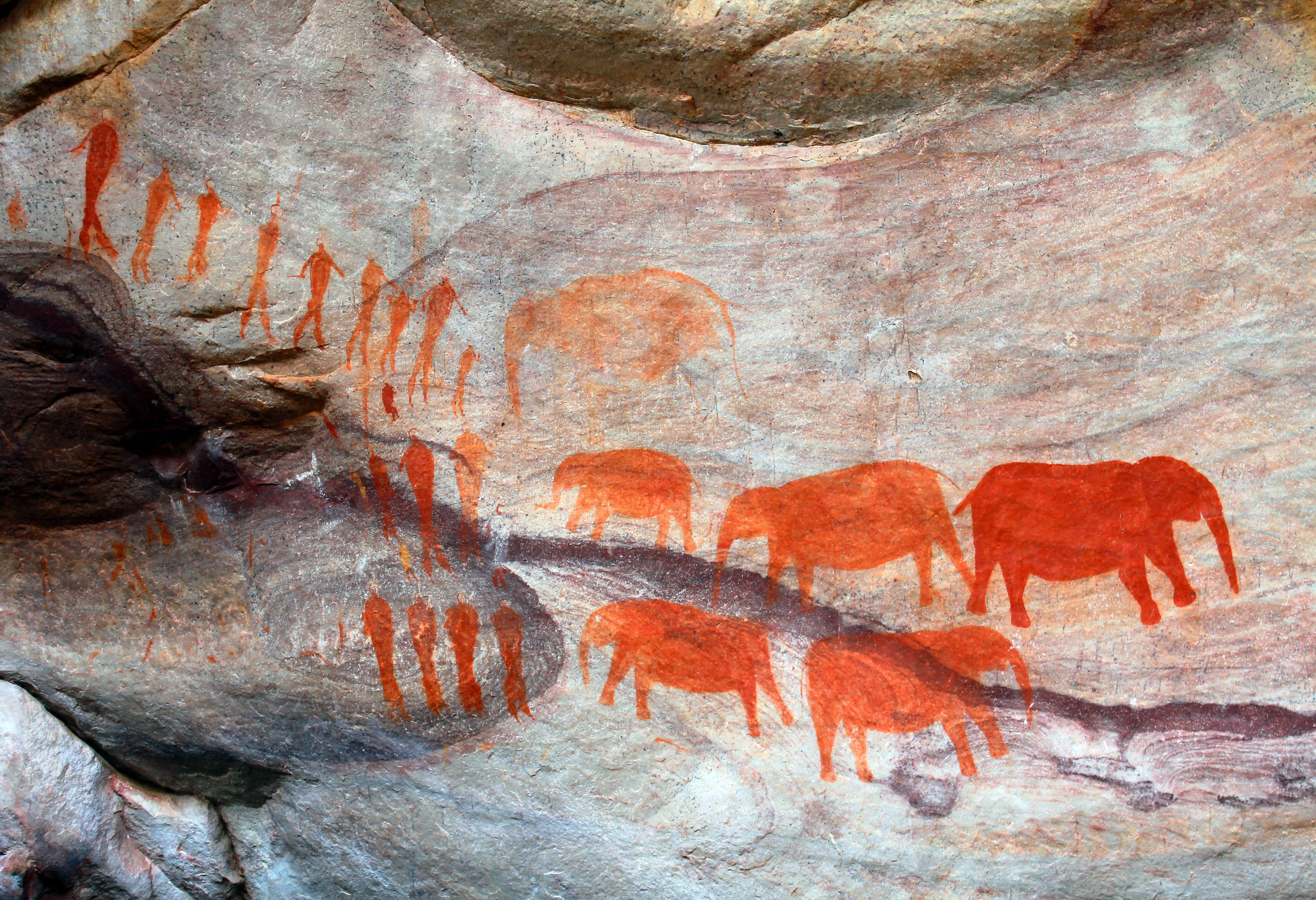 Rotstekeningen in Zuid-Afrika