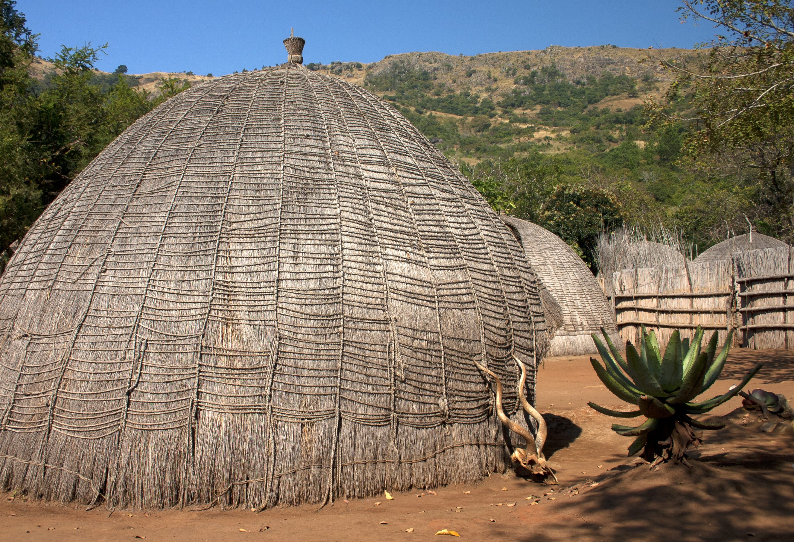 Bijenkorf huisjes in Swaziland