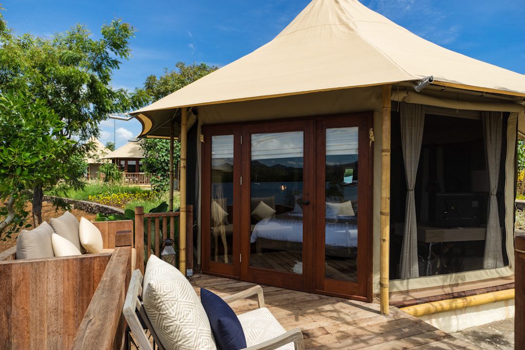 Beach camp tent in Menjangan Dynasty in Pemuteran Bali