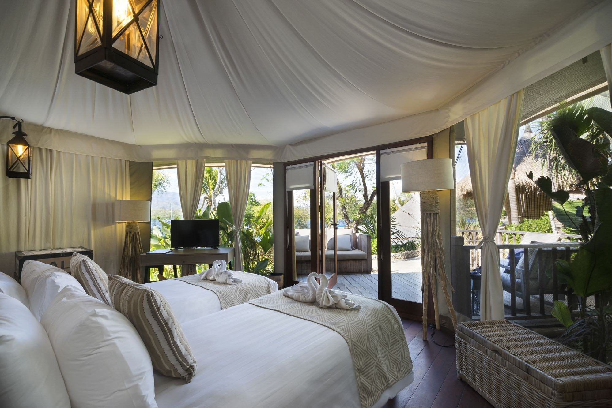 Beach camp tent in Menjangan Dynasty in Pemuteran Bali