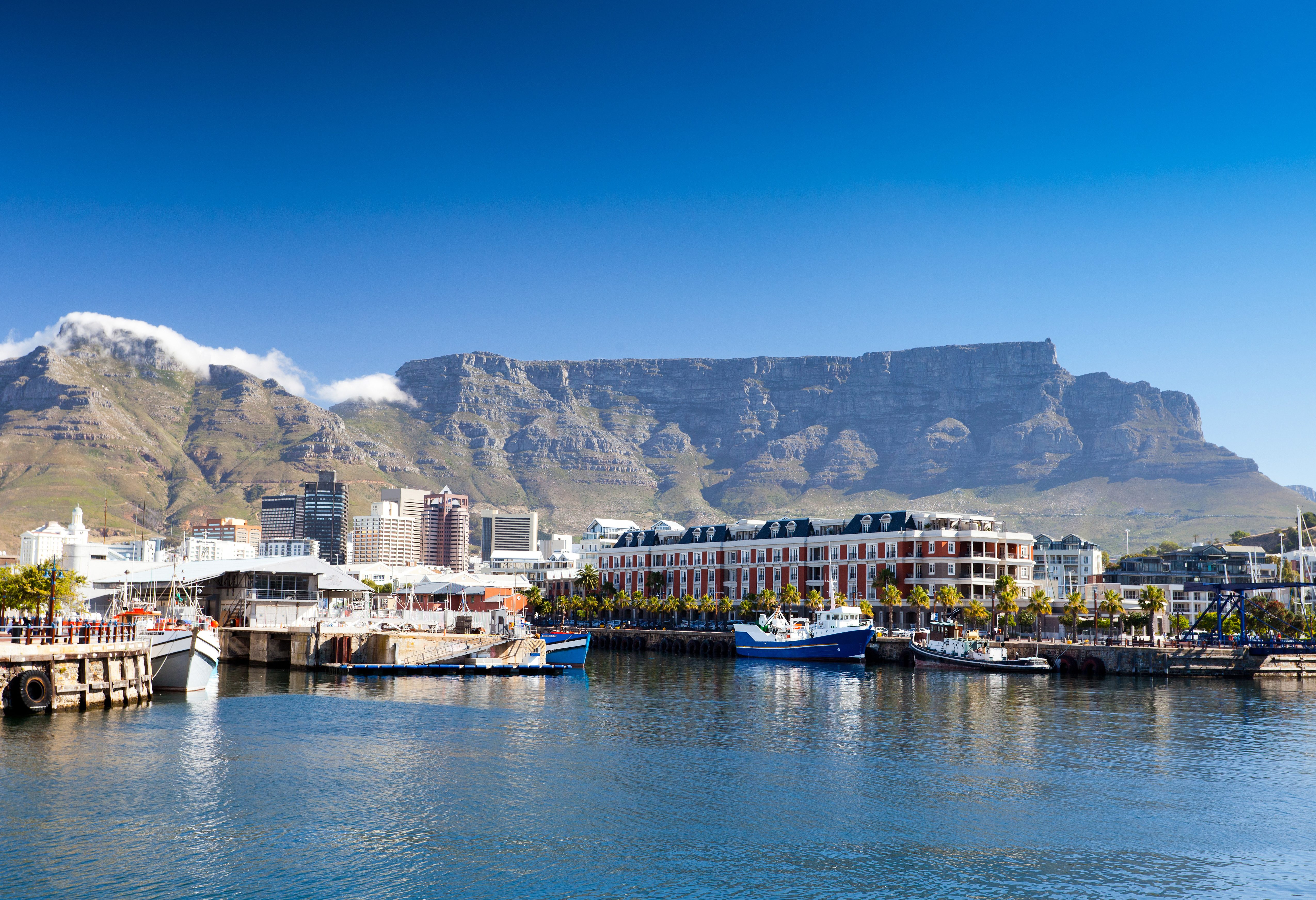 Kaapstad met Tafelberg in Zuid-Afrika