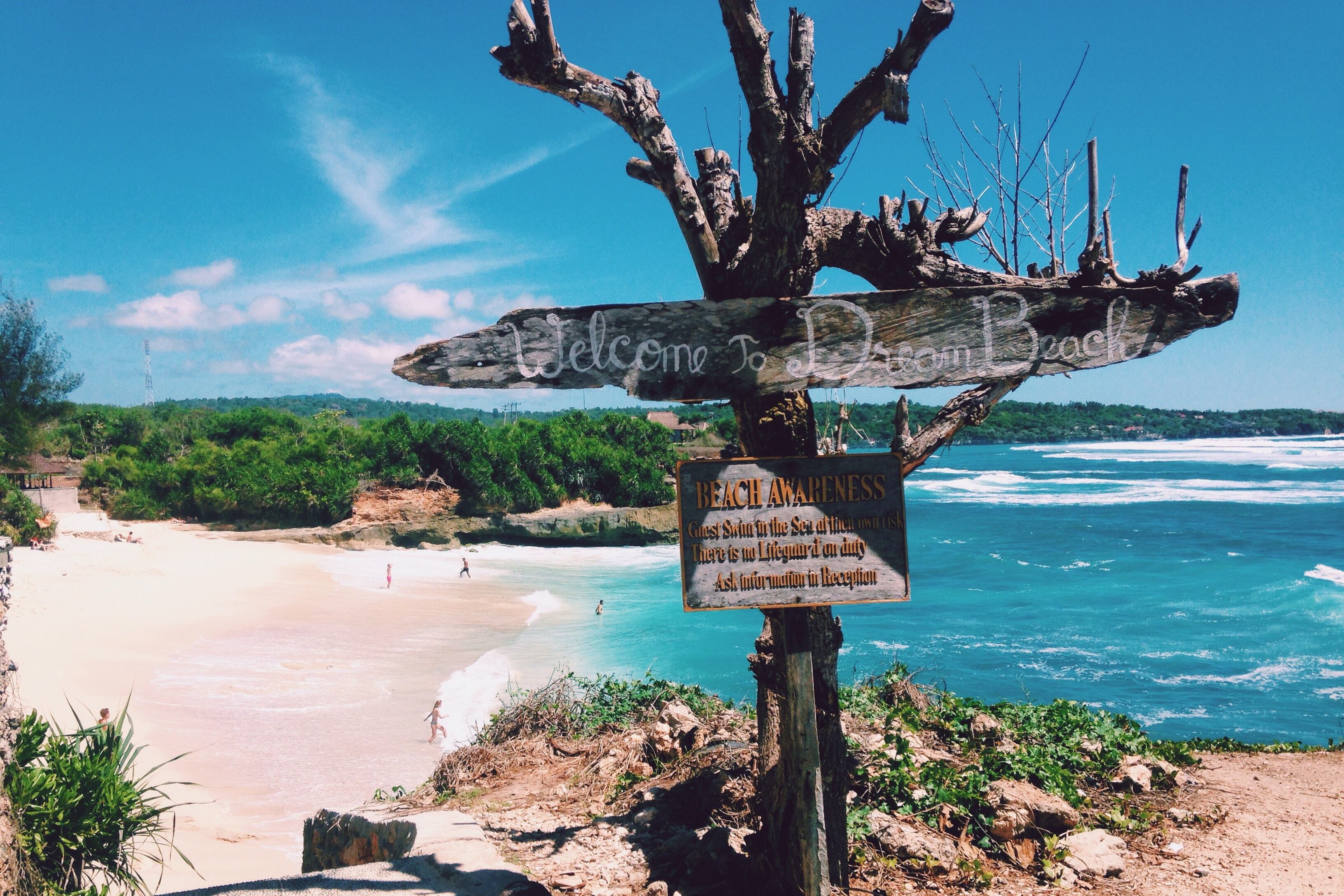 Dream Beach strand op Nusa Lembongan