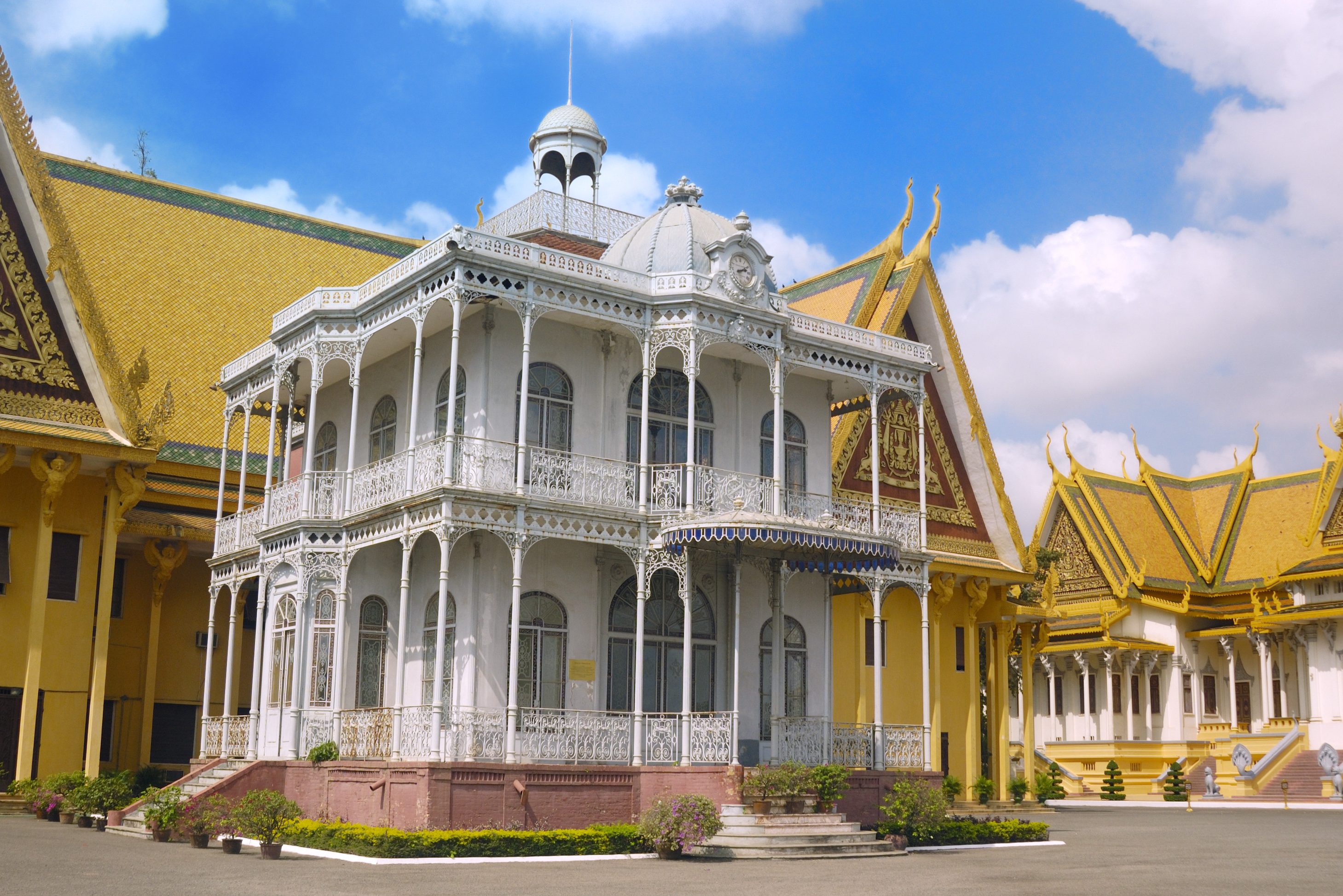 Royal Palace in Phnom Penh, Cambodja