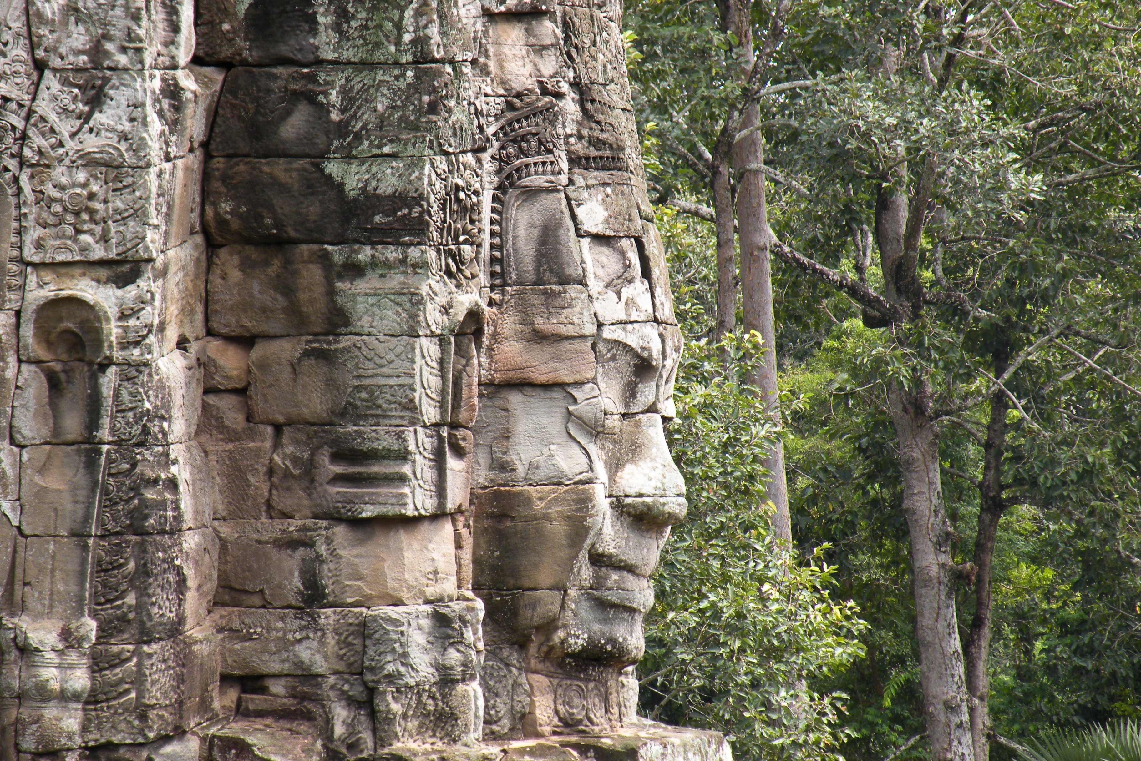 Bayon tempel in het Angkor tempelcomplex in Cambodja