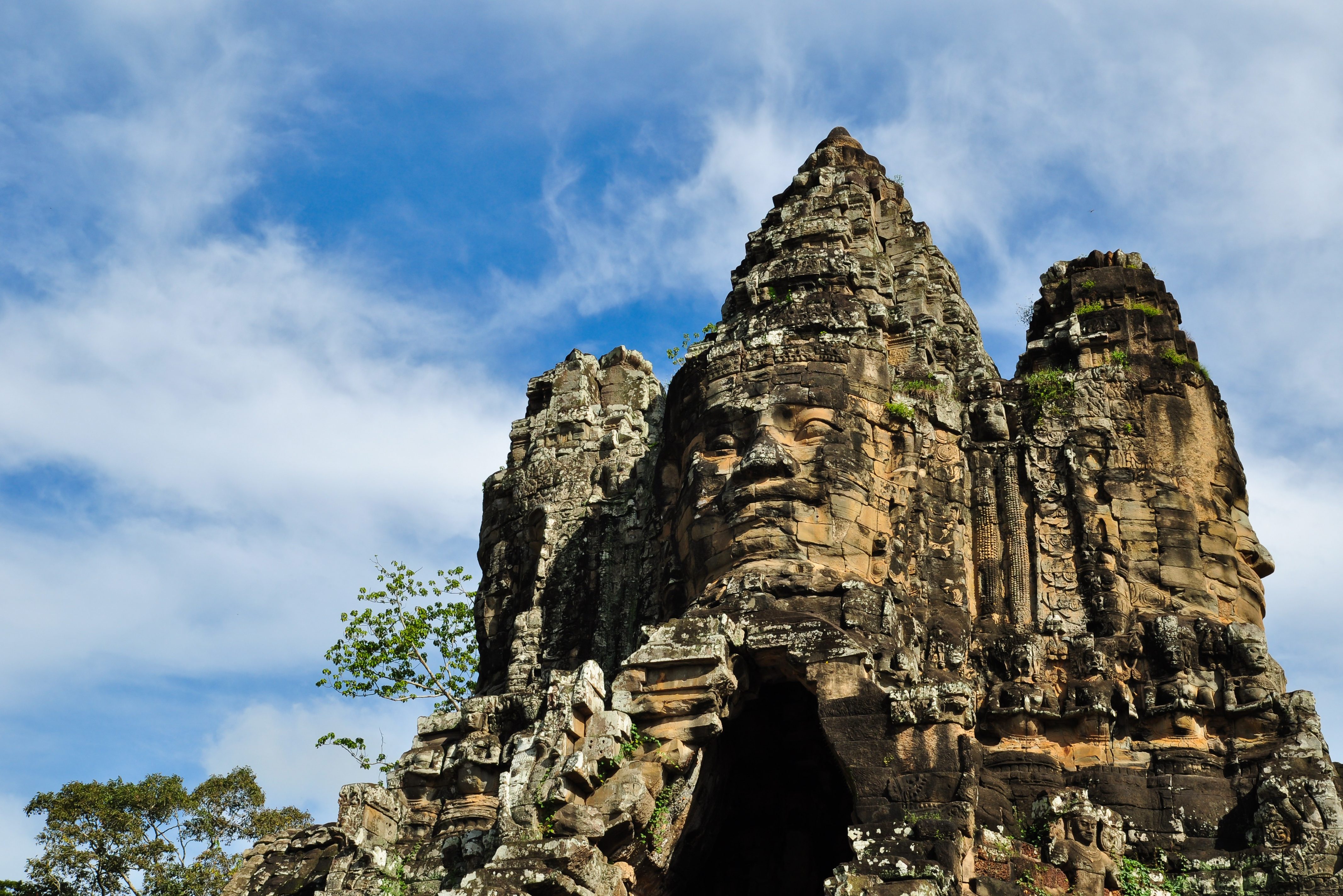 Bayon tempel in het Angkor tempelcomplex in Cambodja