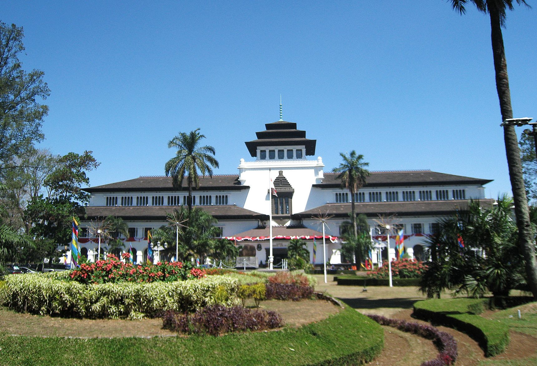 Gedung Sate gebouw in Bandung op Java