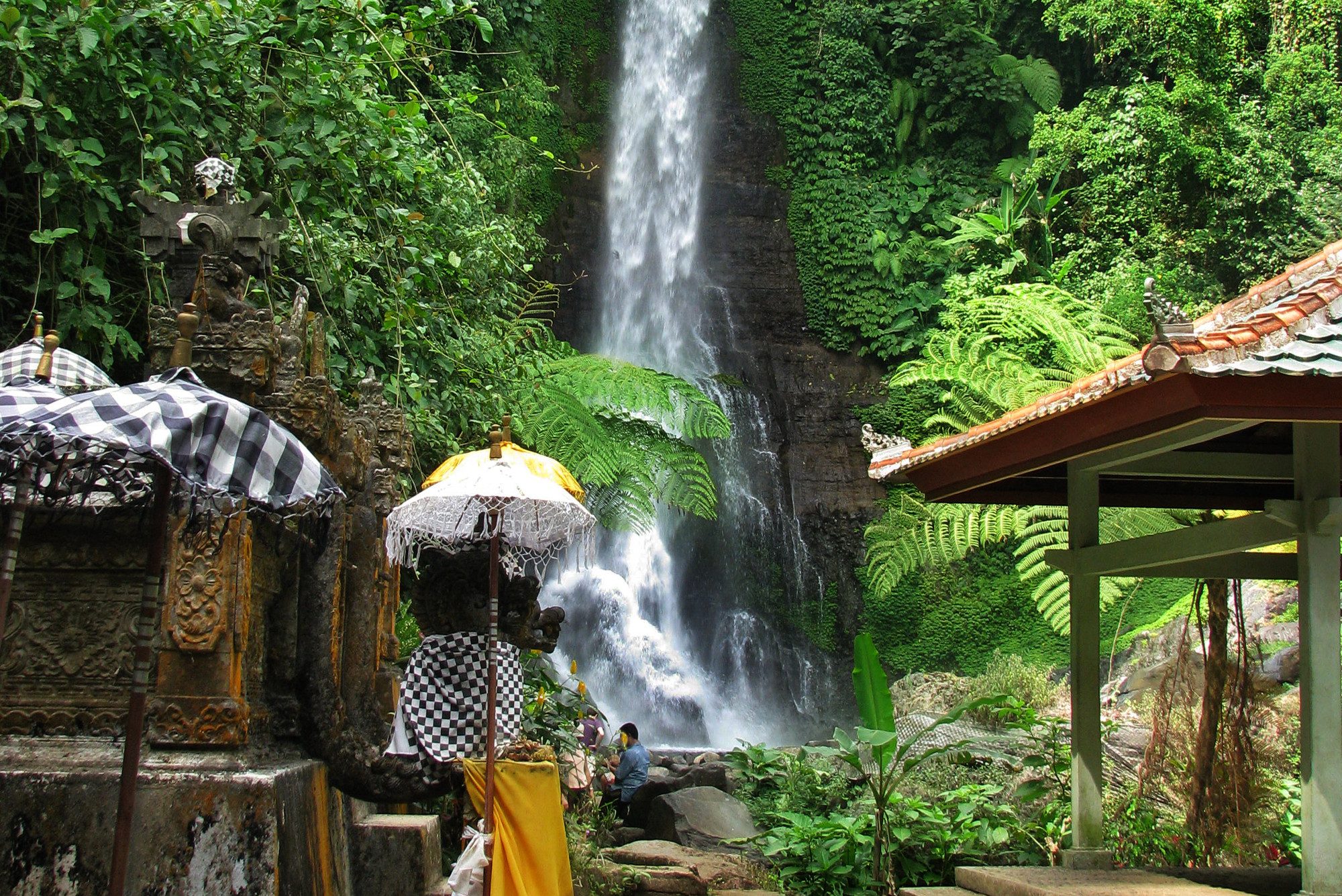 Git Git waterval op Bali