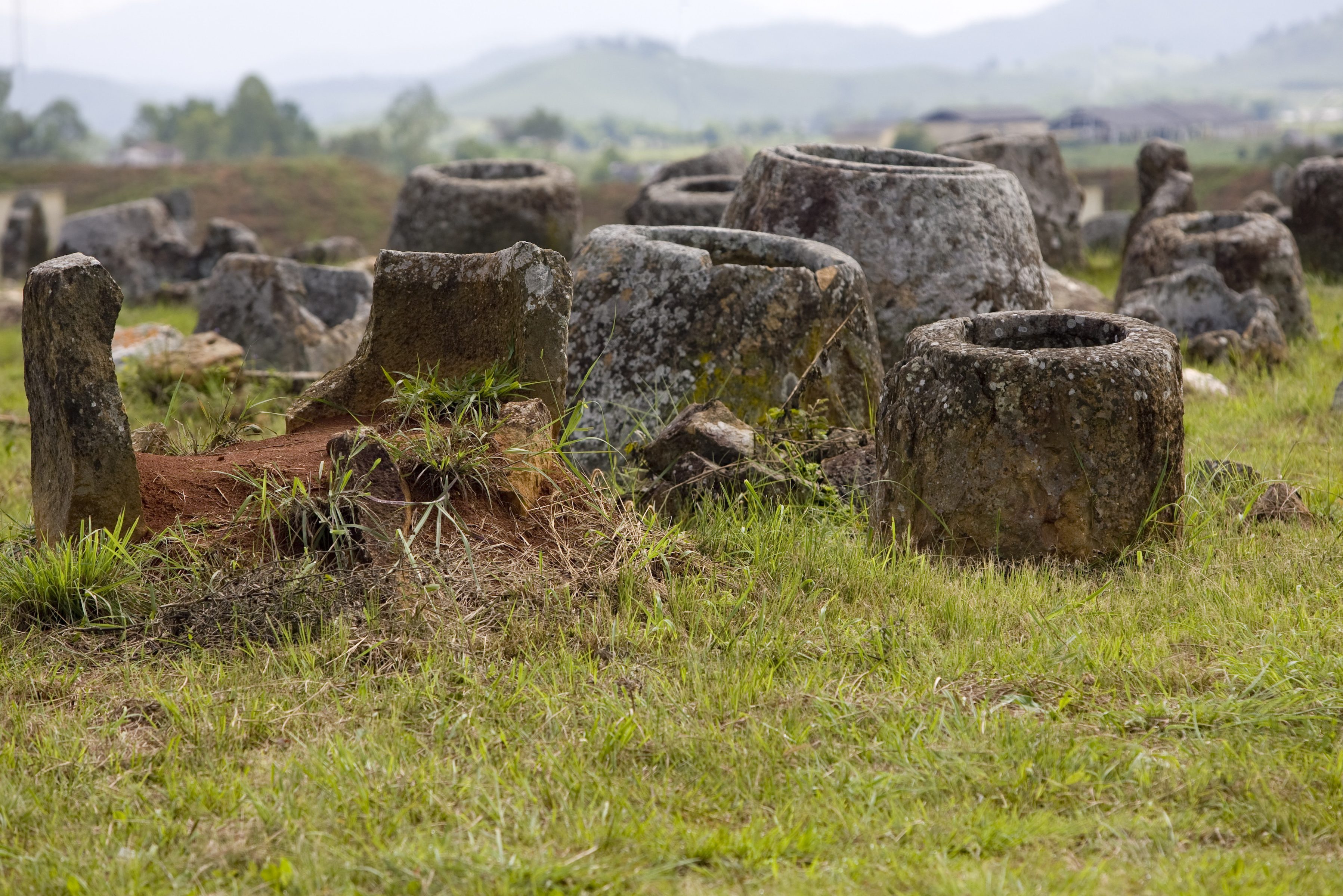 Kruikenvlakte in Phonsavan, Laos