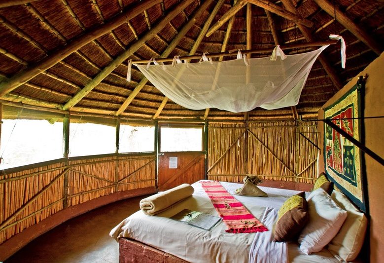 Hut in Umlani Bush Camp in Timbavati in Zuid-Afrika