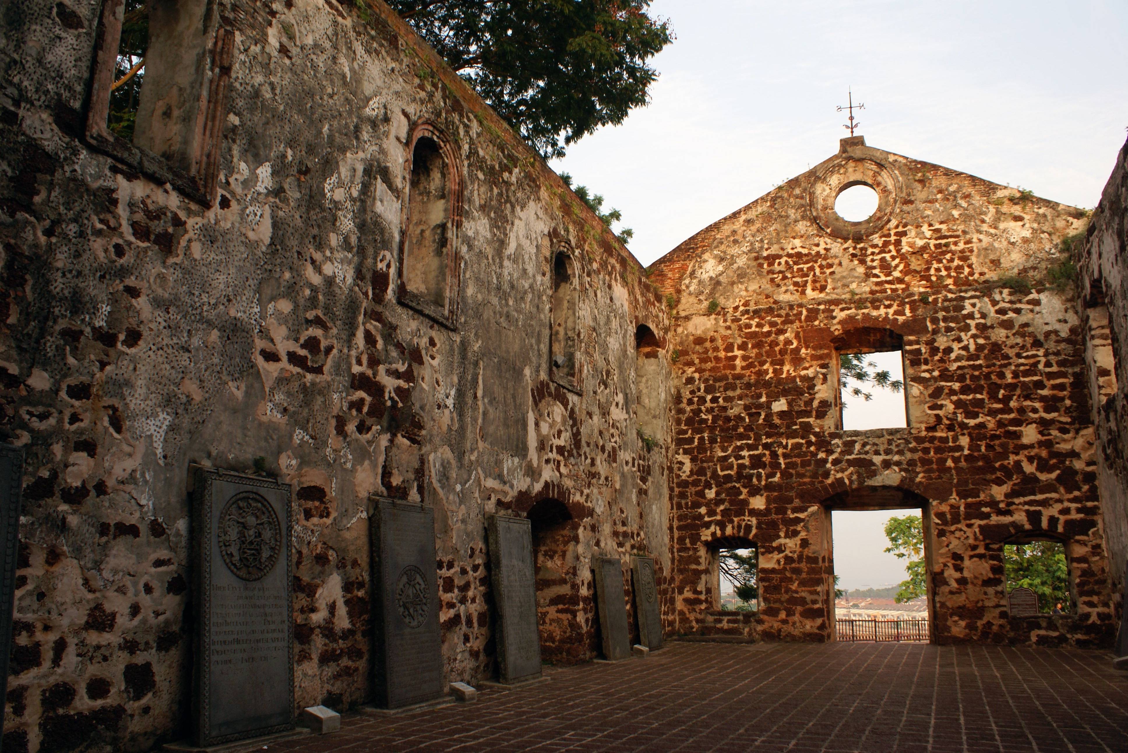 Saint Pauls Church in Malacca Maleisië