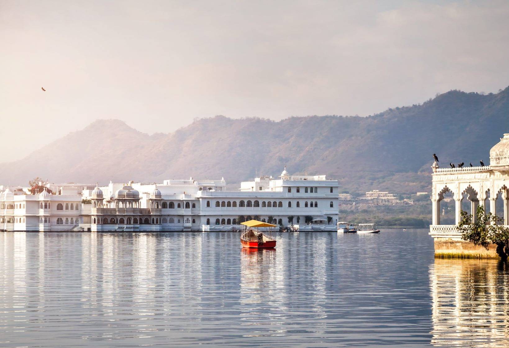 Lake Pichola in Udaipur in India