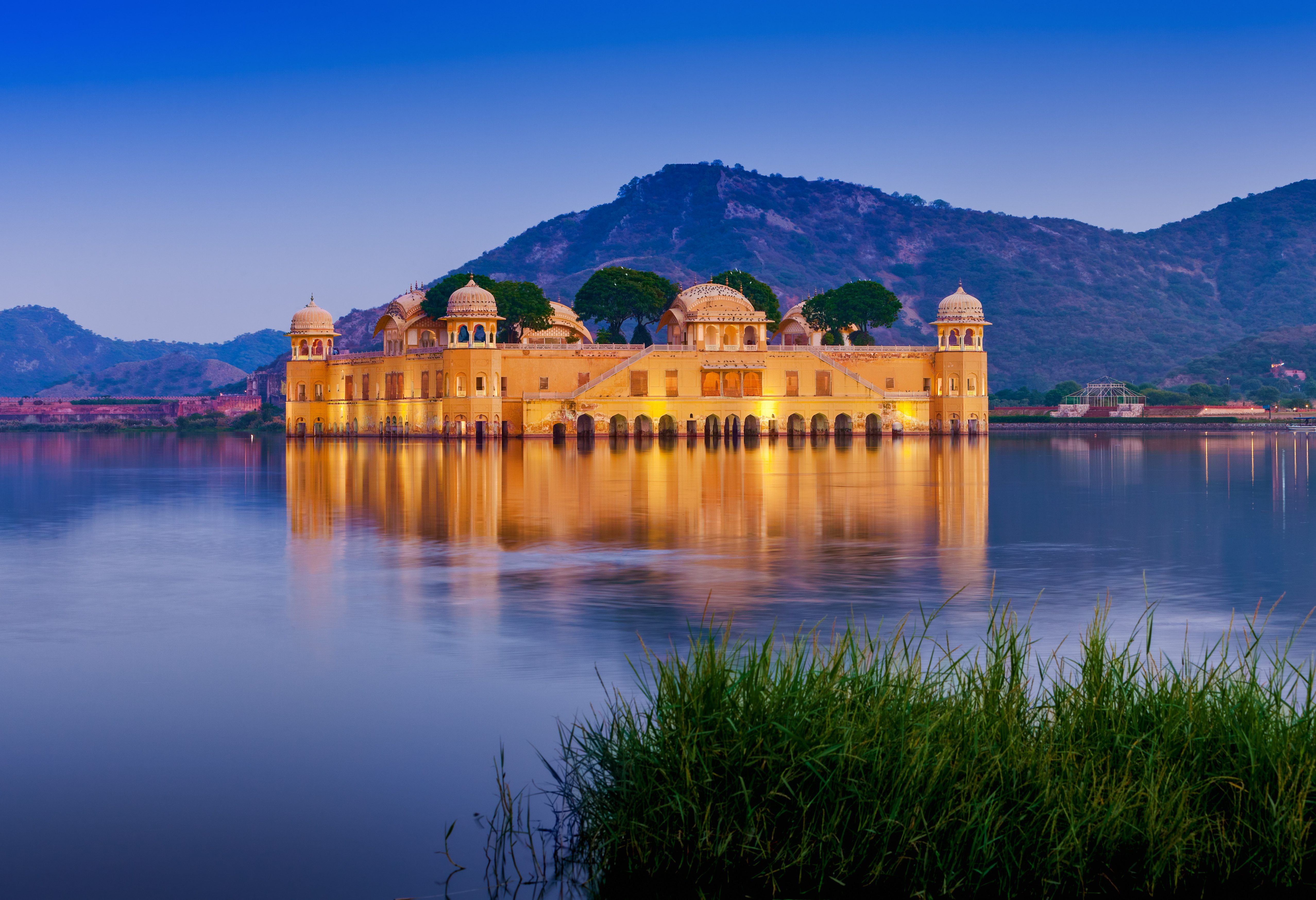 Het water paleis in Udaipur