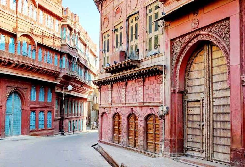 Straatbeeld in Bikaner in India