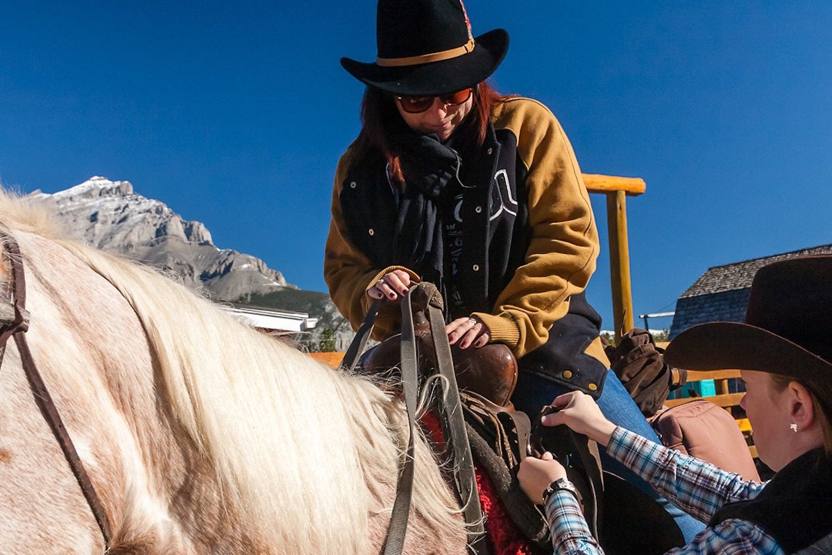 Paardrijden in Banff National Park Canada