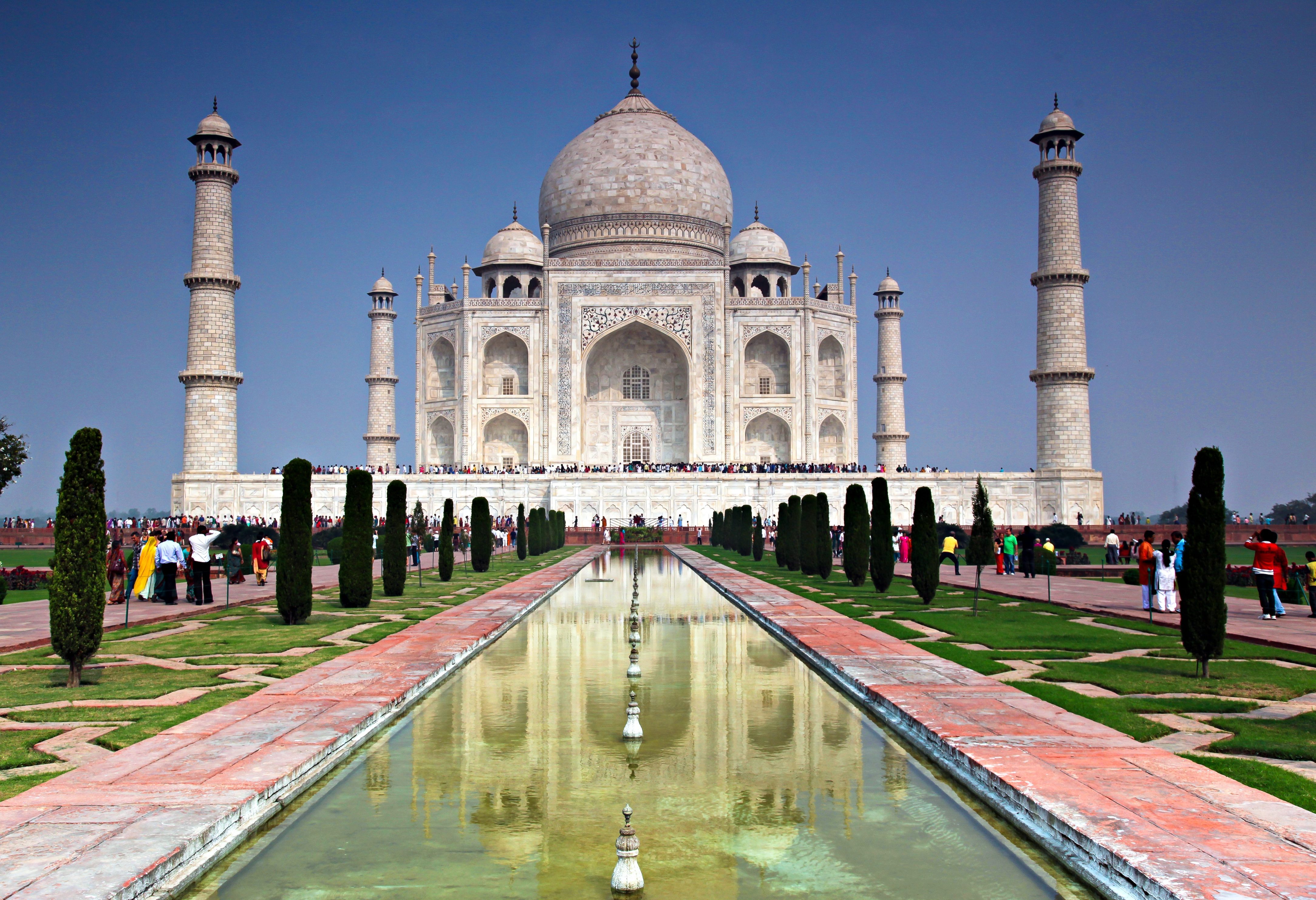 De Taj Mahal in Agra in India