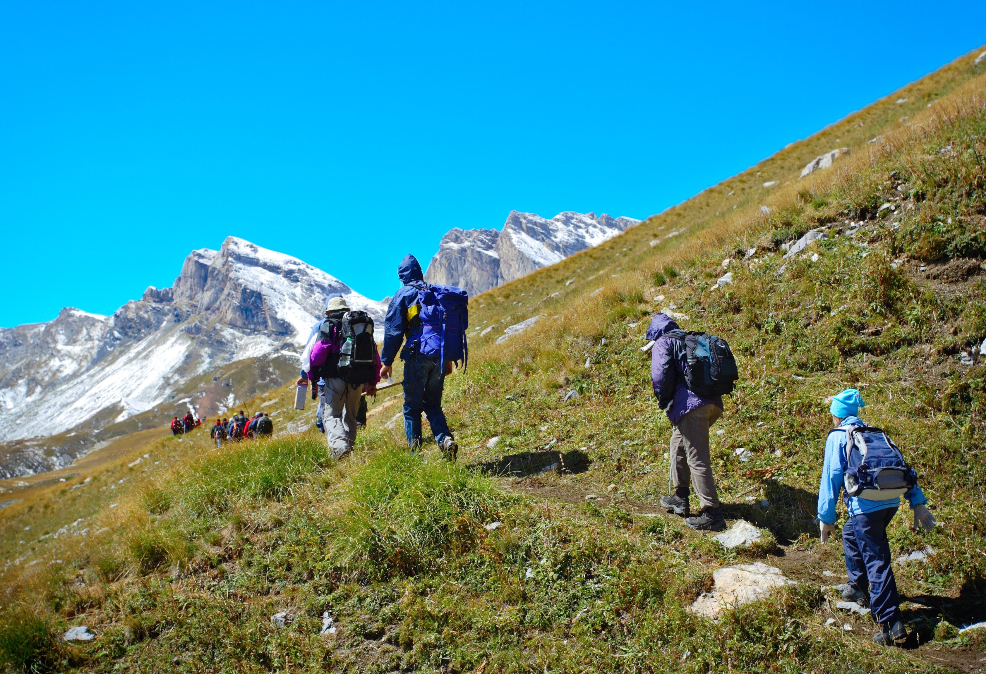 Trekking in de Himalaya in Nepal