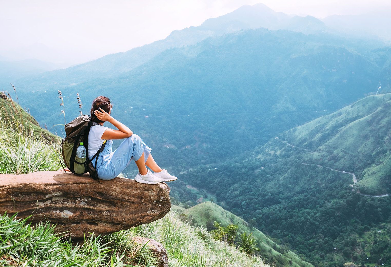 Uitzicht over de jungle bij Ella