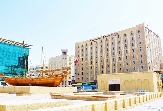 Facade Arabian Courtyard Hotel in Bur Dubai