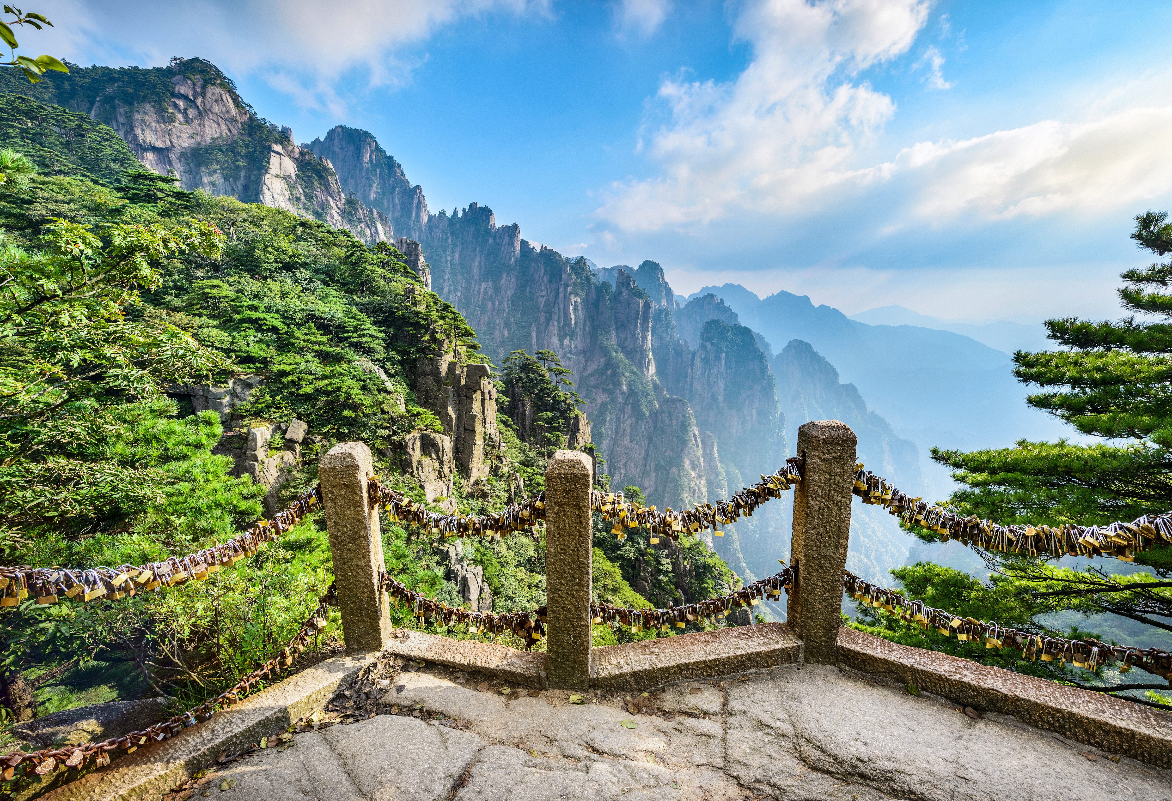 Yellow Mountains in China