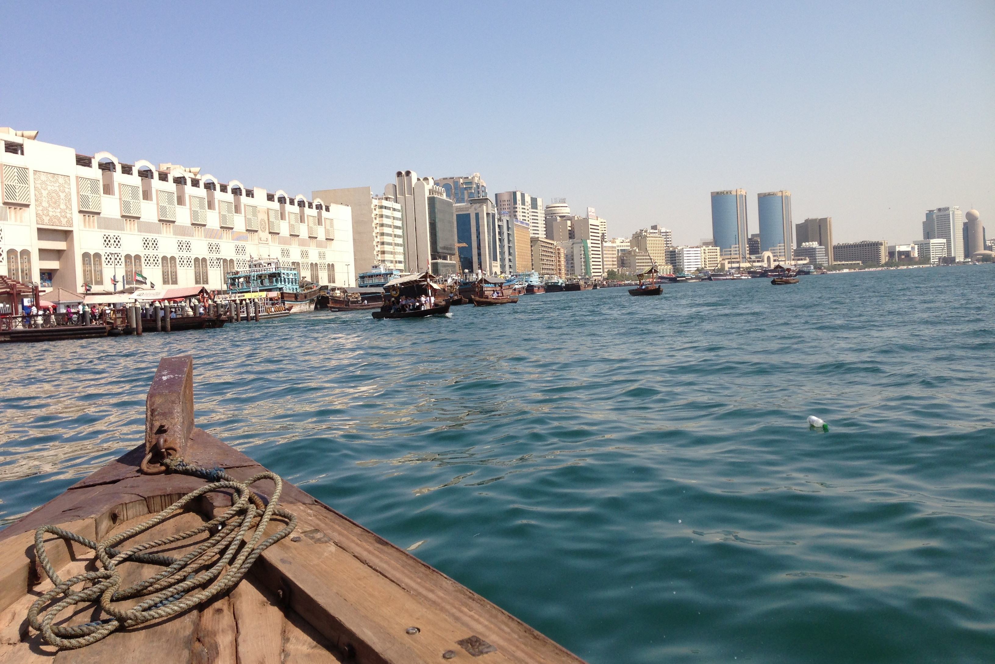 Varen op de Dubai Creek