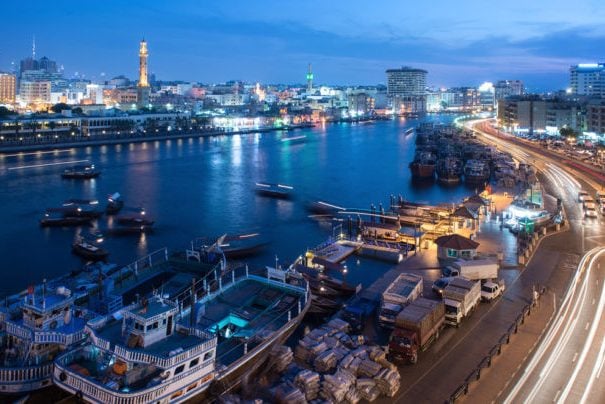 Dhow cruise excursie door Dubai Creek