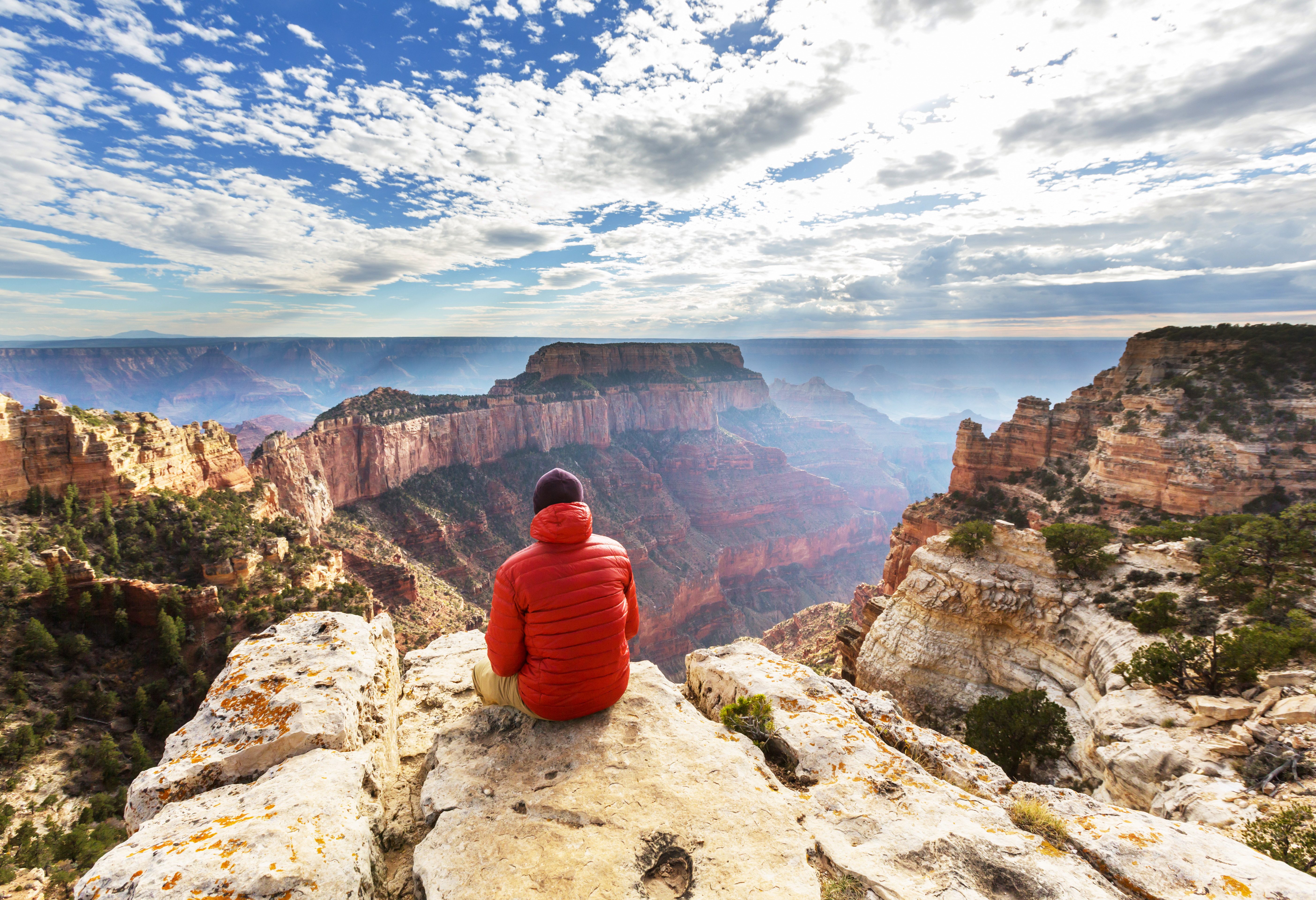 Uitzicht over de Grand Canyon