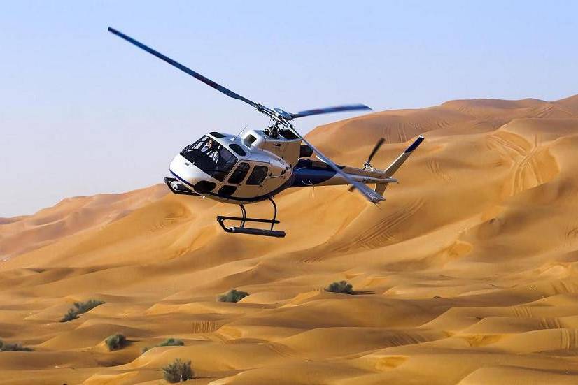 Helikoptervlucht excursie Dubai