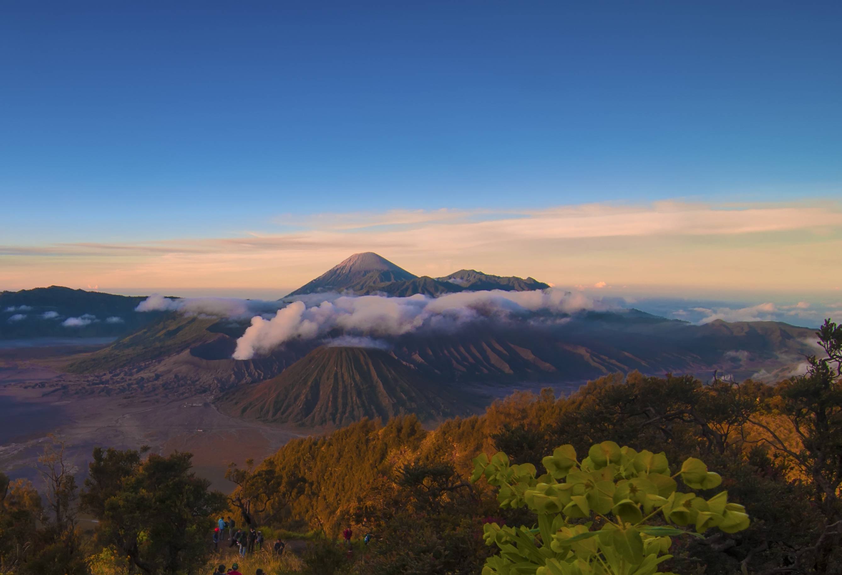 Zonsopkomst Bromo vulkaan op Java