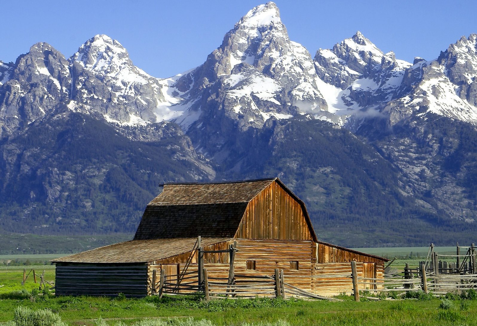 Uitzicht op Grand Teton National Park