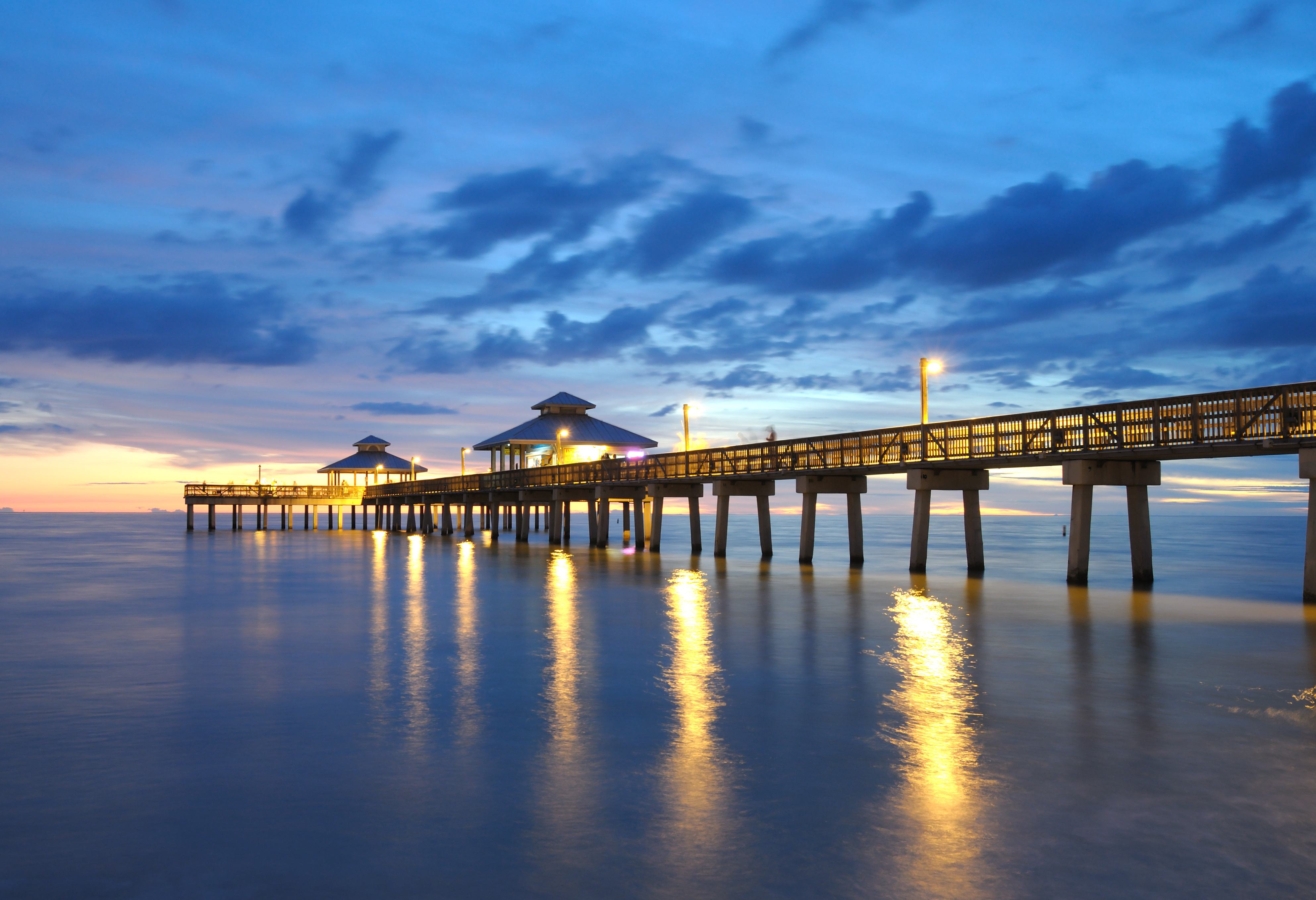 Fort Meyer Pier in Florida