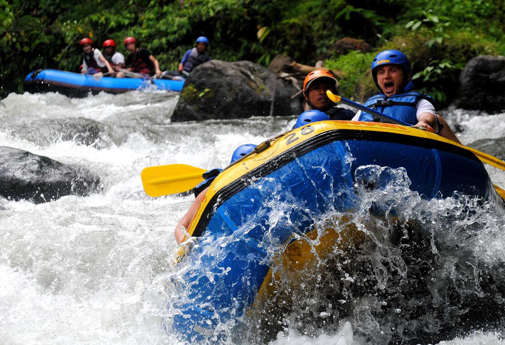 Raften in Ubud op Bali