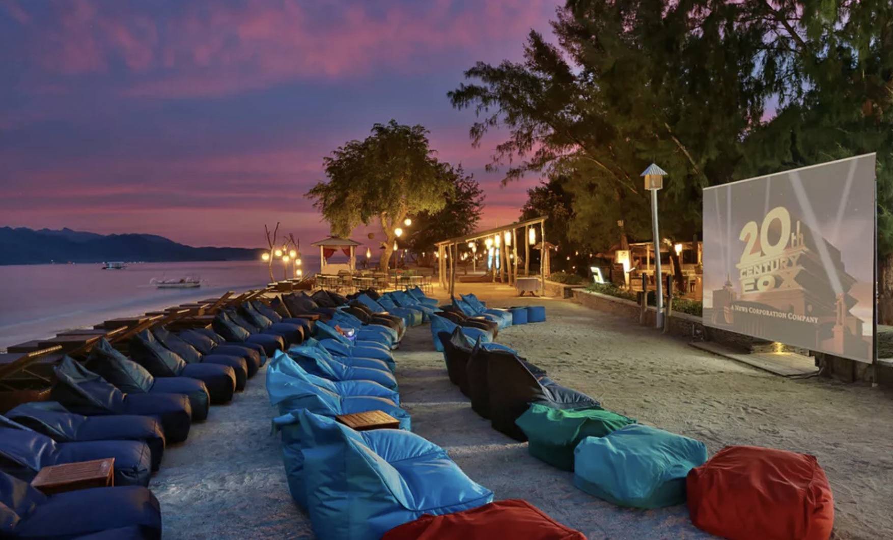 Gili Trawangan openluchtbioscoop