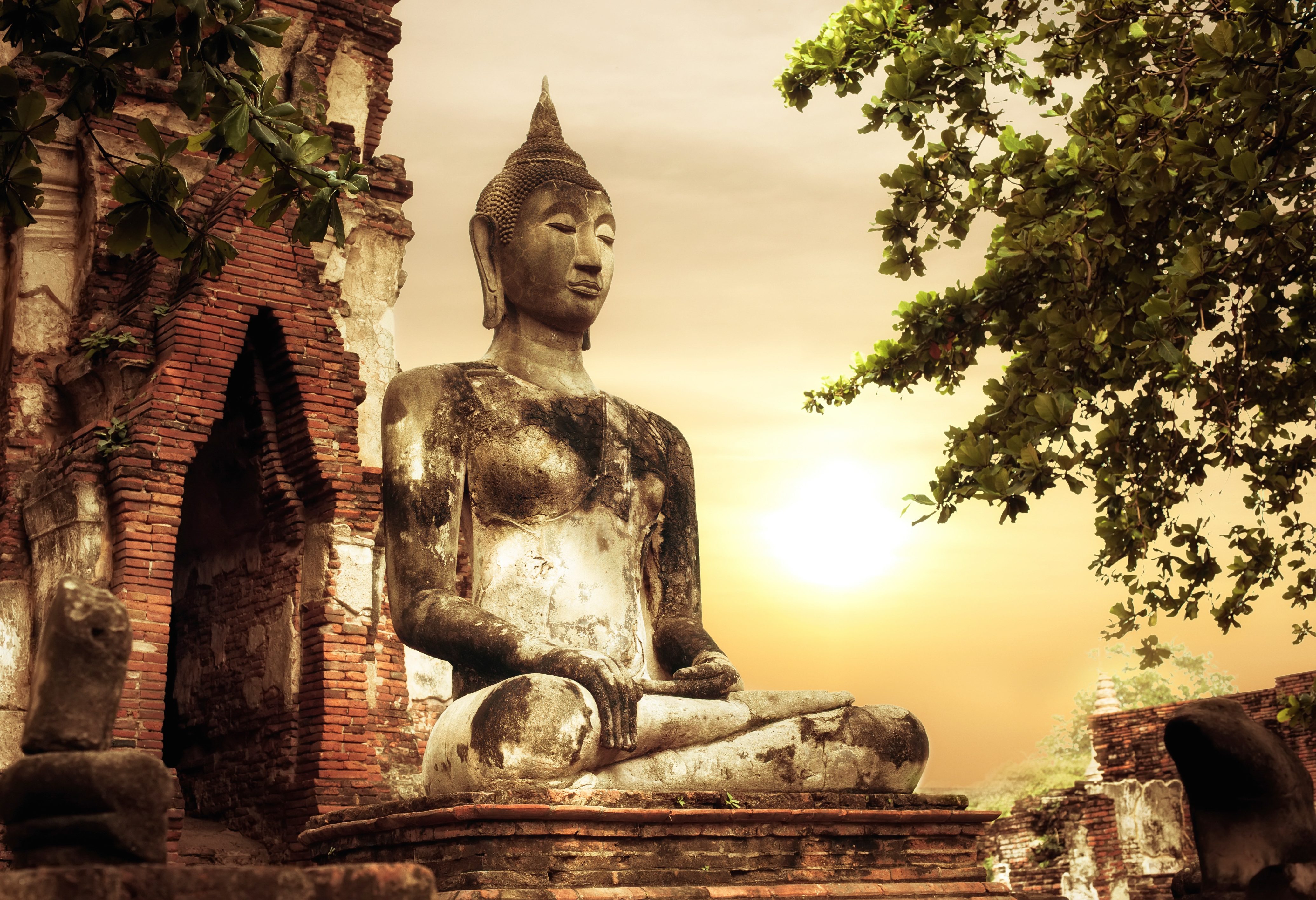 Wat Mahathat in Ayutthaya, Thailand