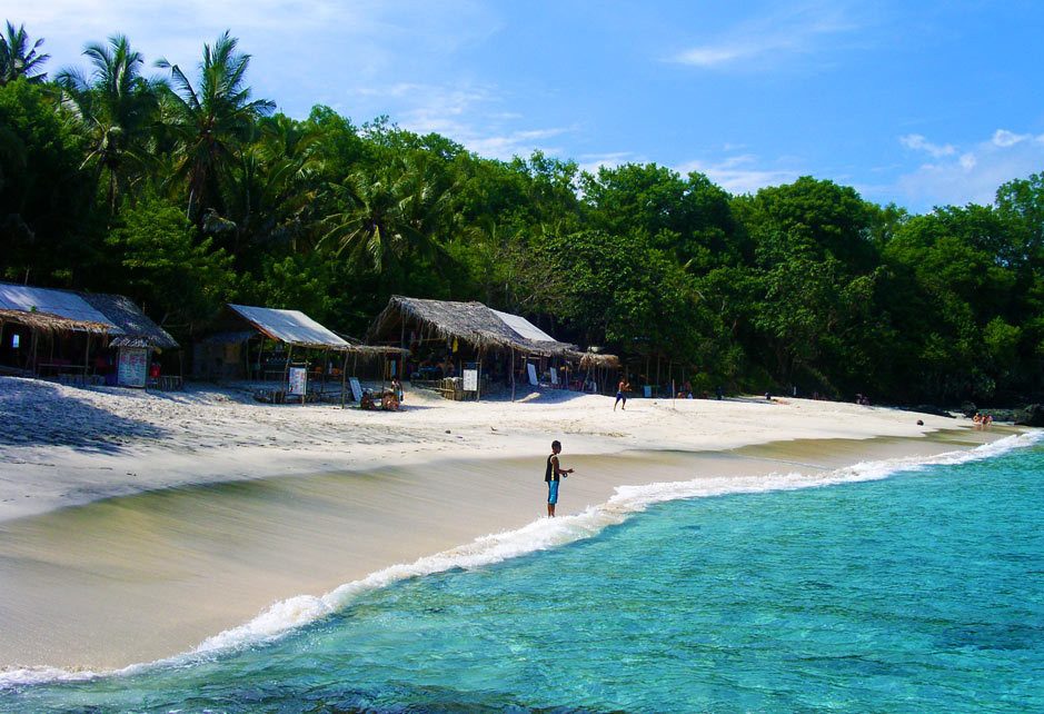 Pantai Putih vlakbij Candidasa