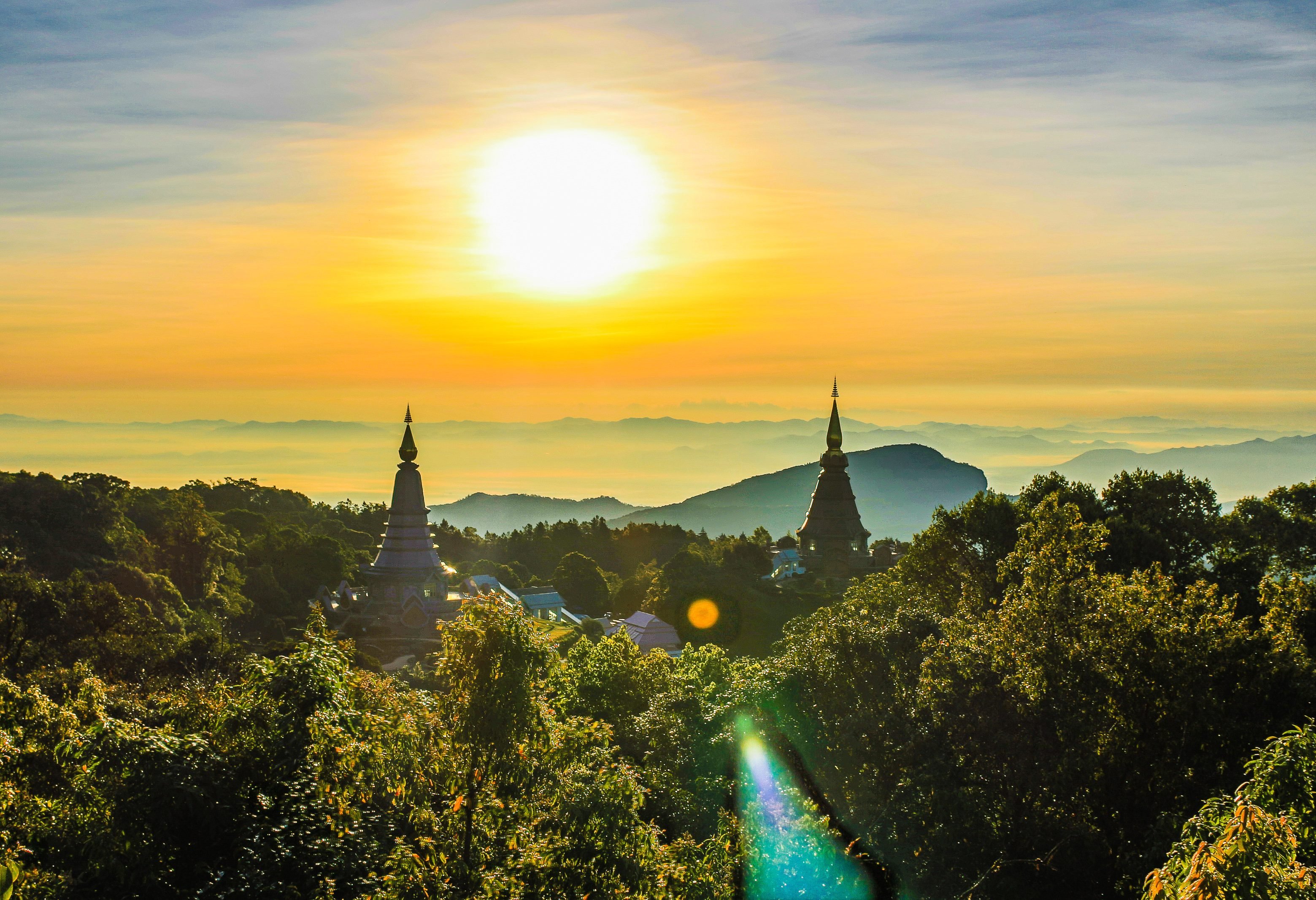 Doi Inthanon in de regio Chiang Mai, Thailand
