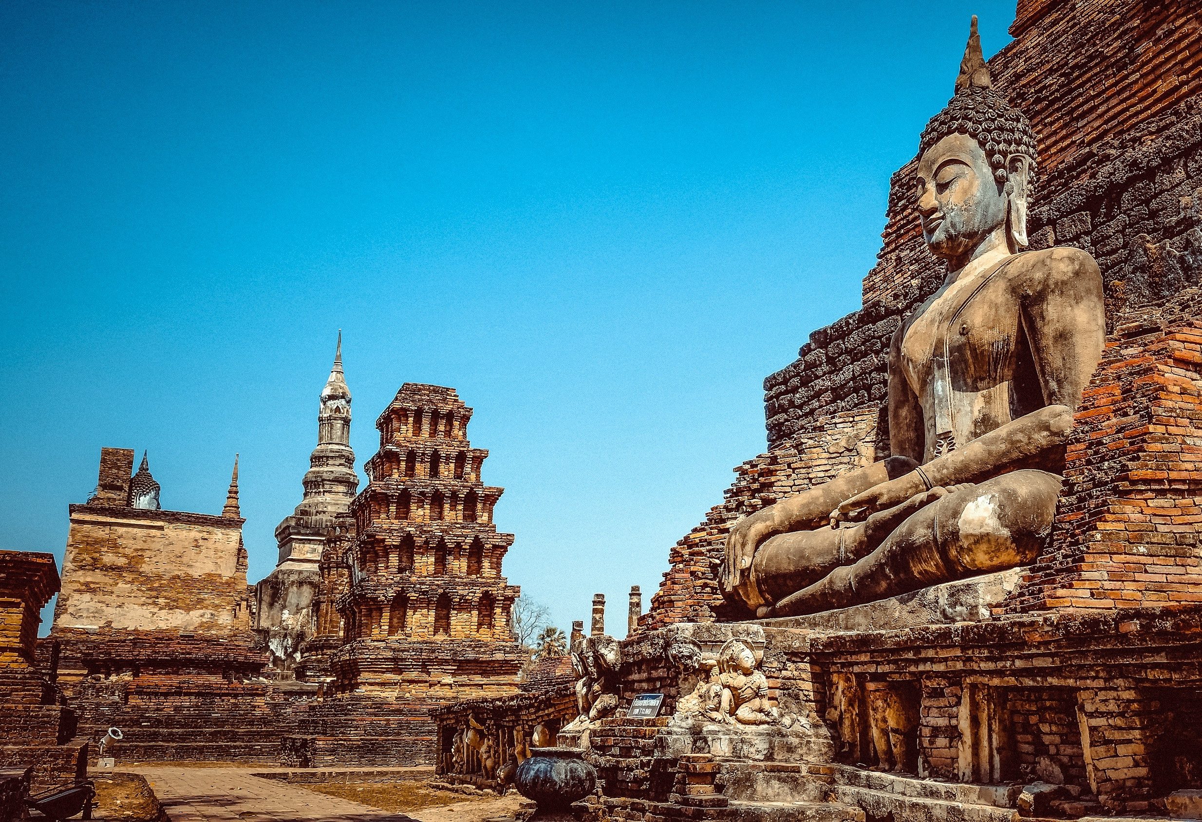 Het Sukhothai Historical Park in Thailand