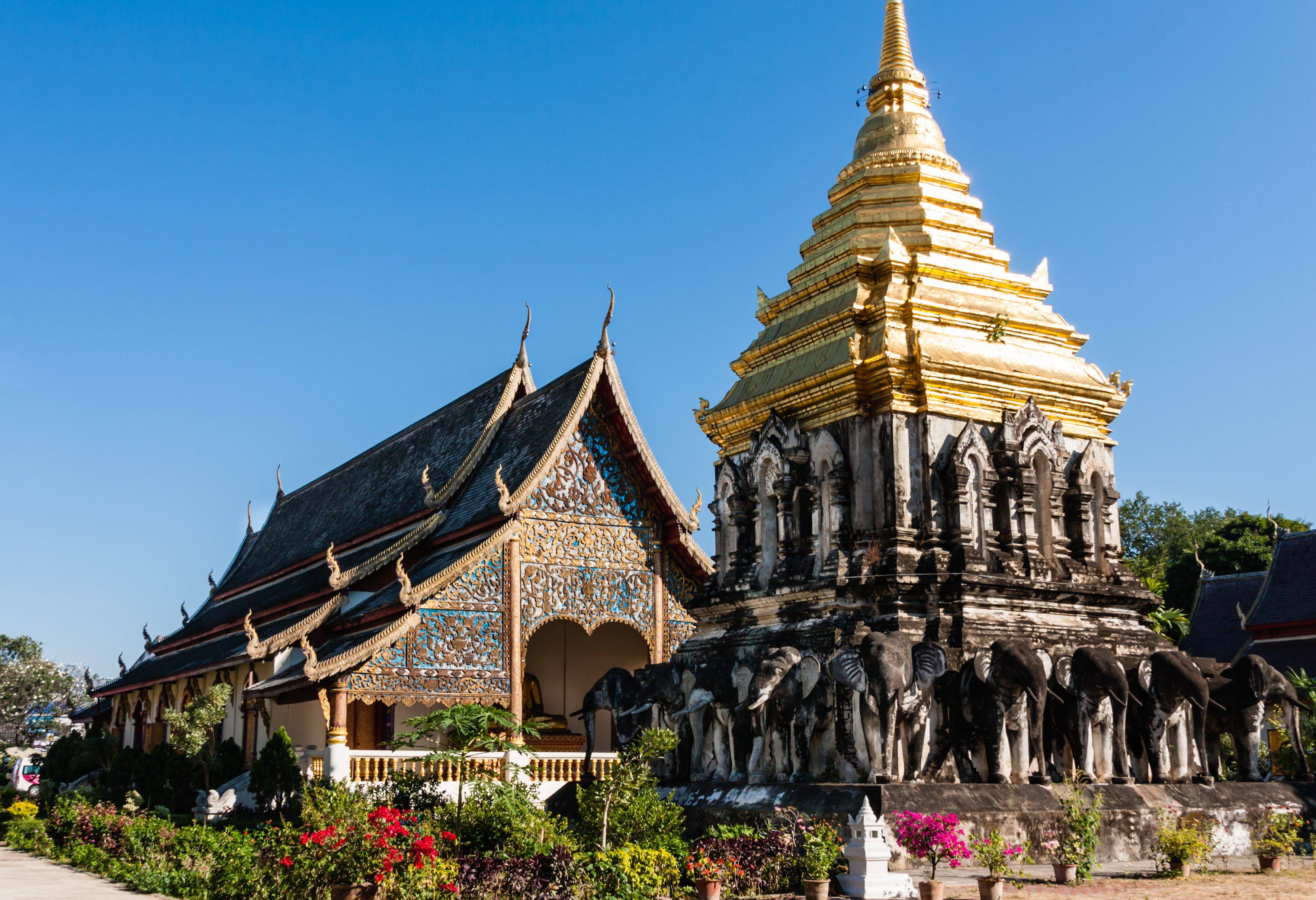 Wat Chiang Man in Chiang Mai, Thailand