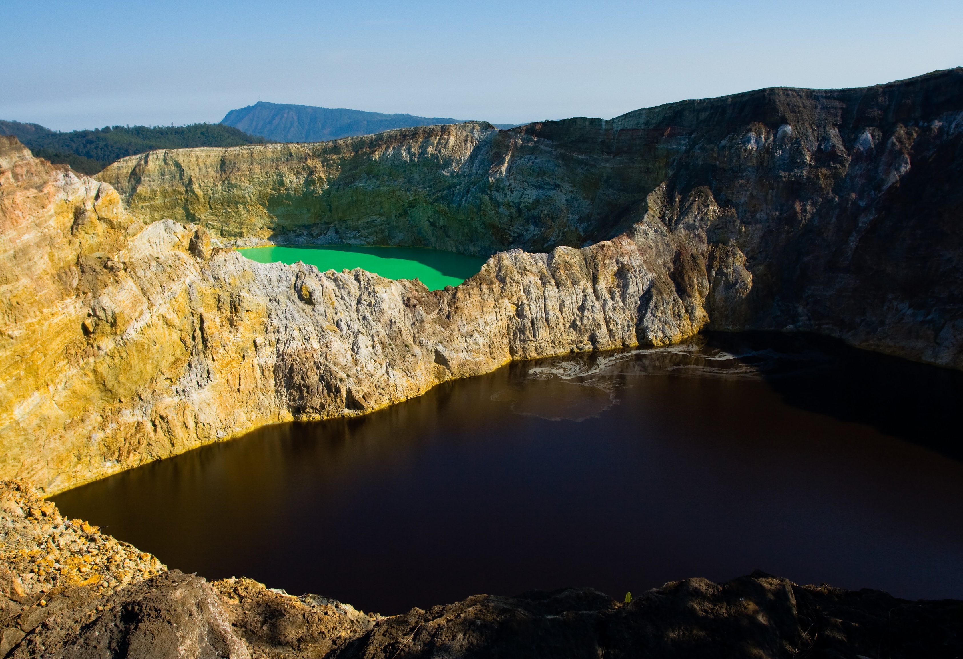 Krater Kelimutu vulkaan Flores