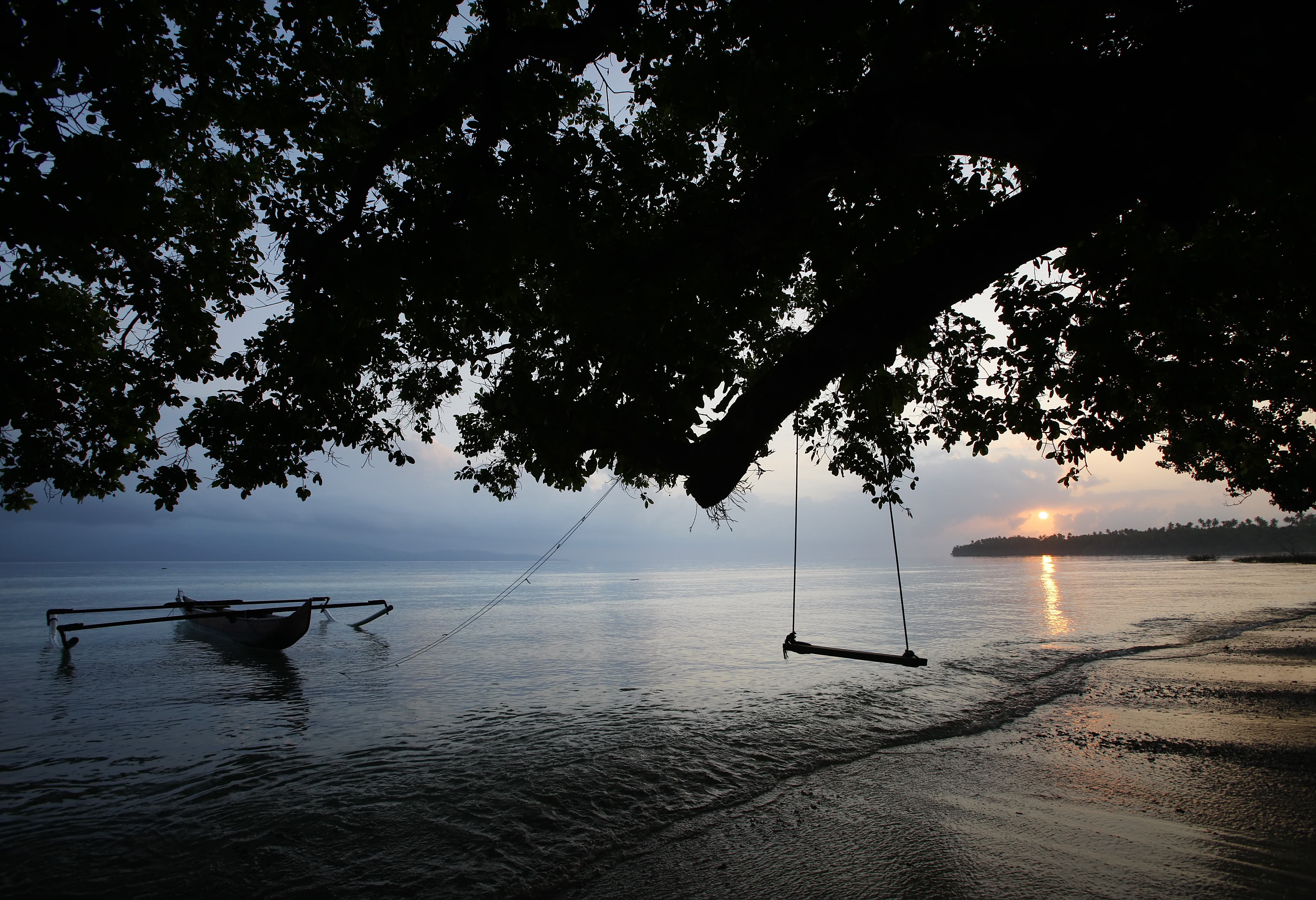 Saparua strand Molukken